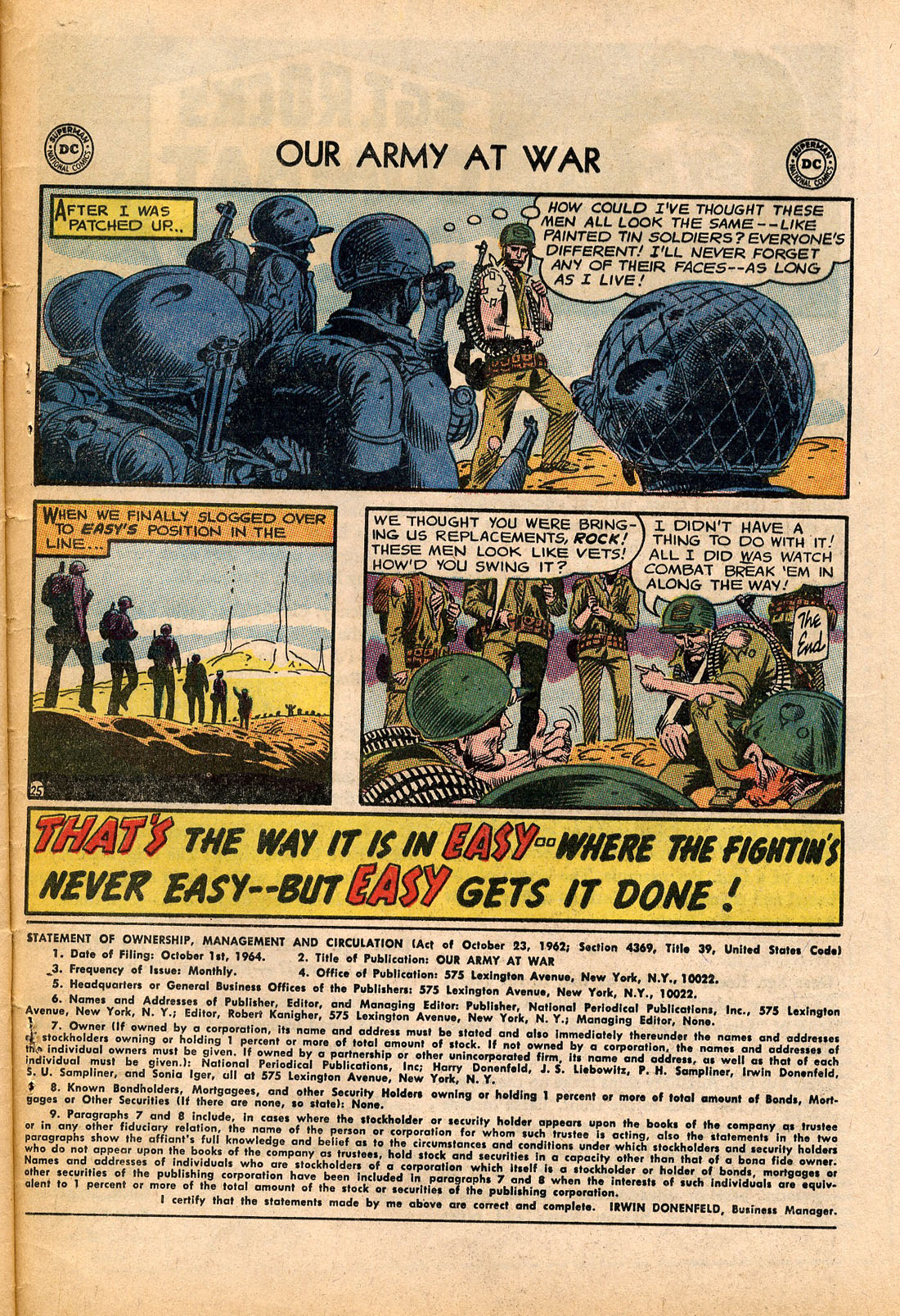 Read online Our Army at War (1952) comic -  Issue #152 - 33