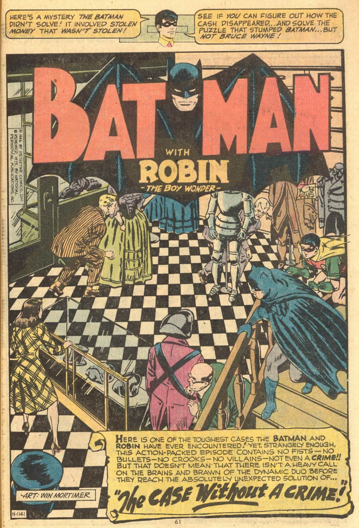 Read online Batman (1940) comic -  Issue #260 - 61