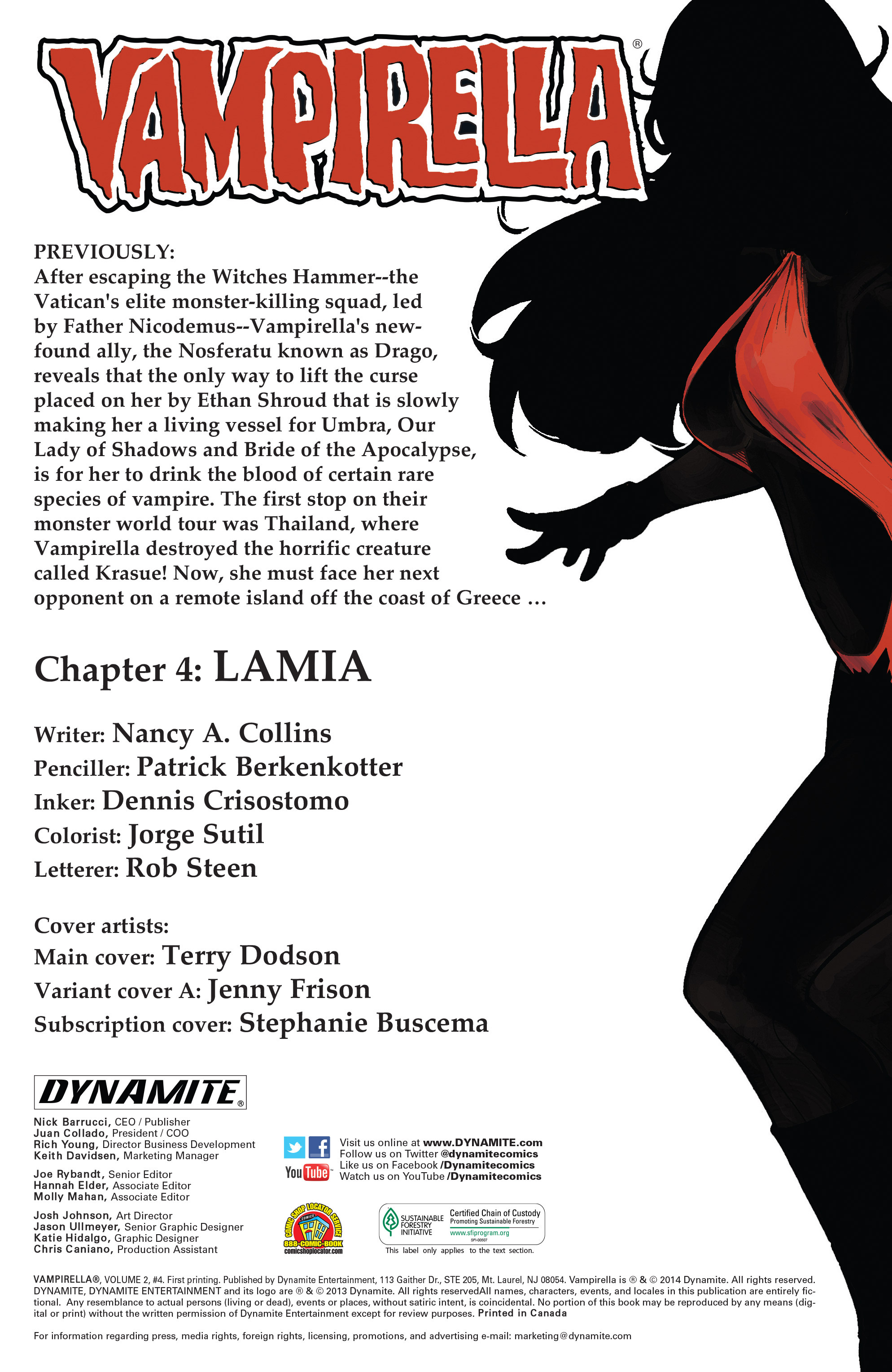 Read online Vampirella (2014) comic -  Issue #4 - 3