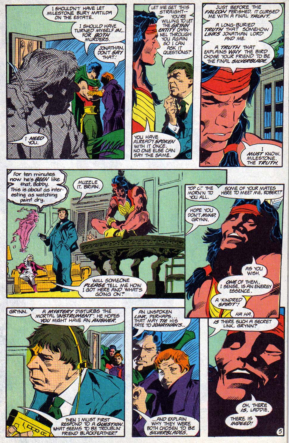Read online Silverblade comic -  Issue #8 - 6