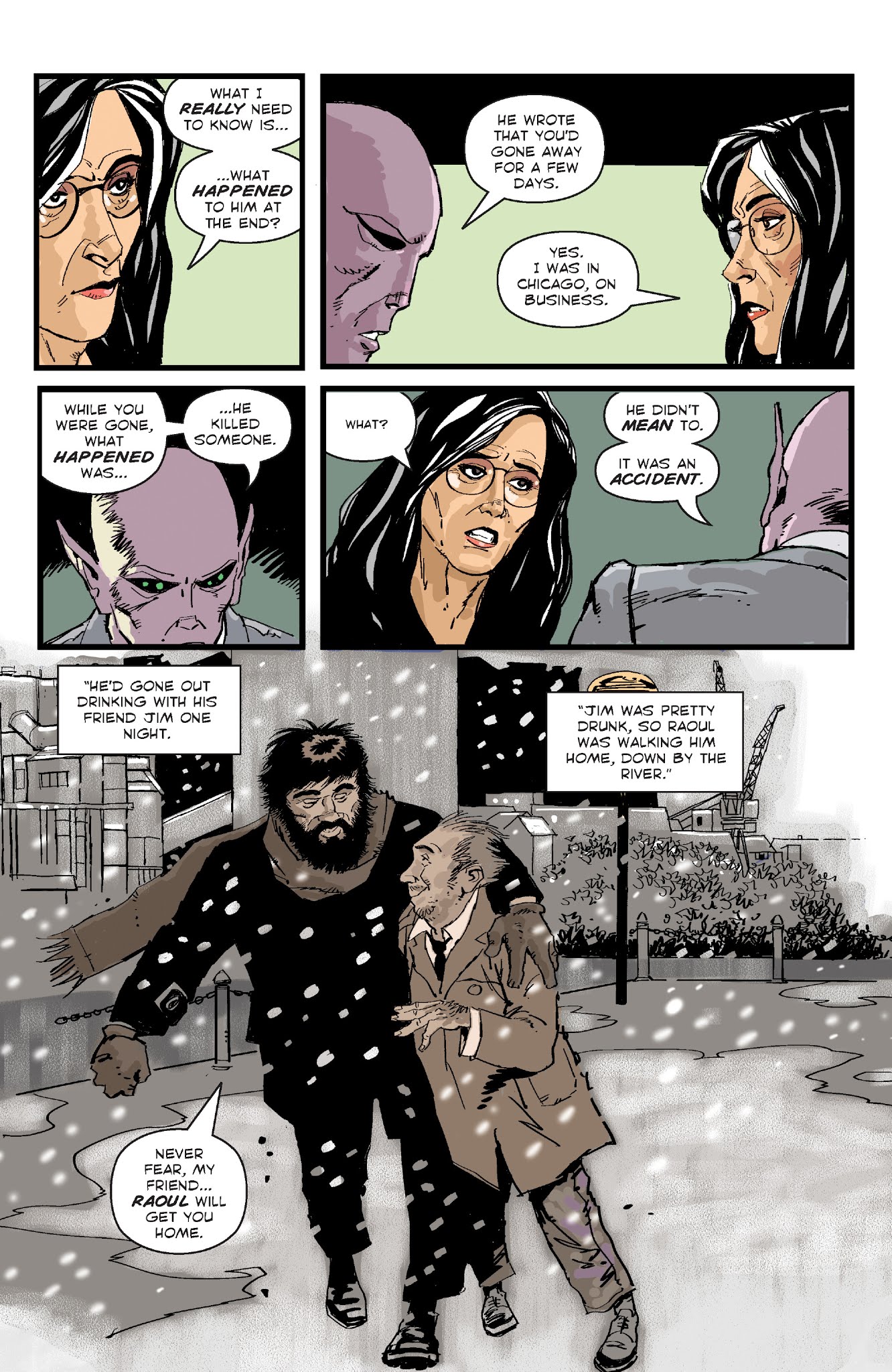 Read online Resident Alien: An Alien in New York comic -  Issue #4 - 4