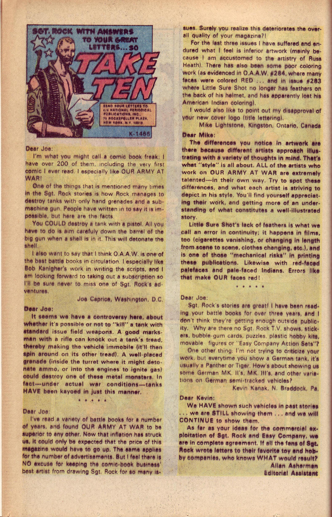 Read online Our Army at War (1952) comic -  Issue #290 - 12