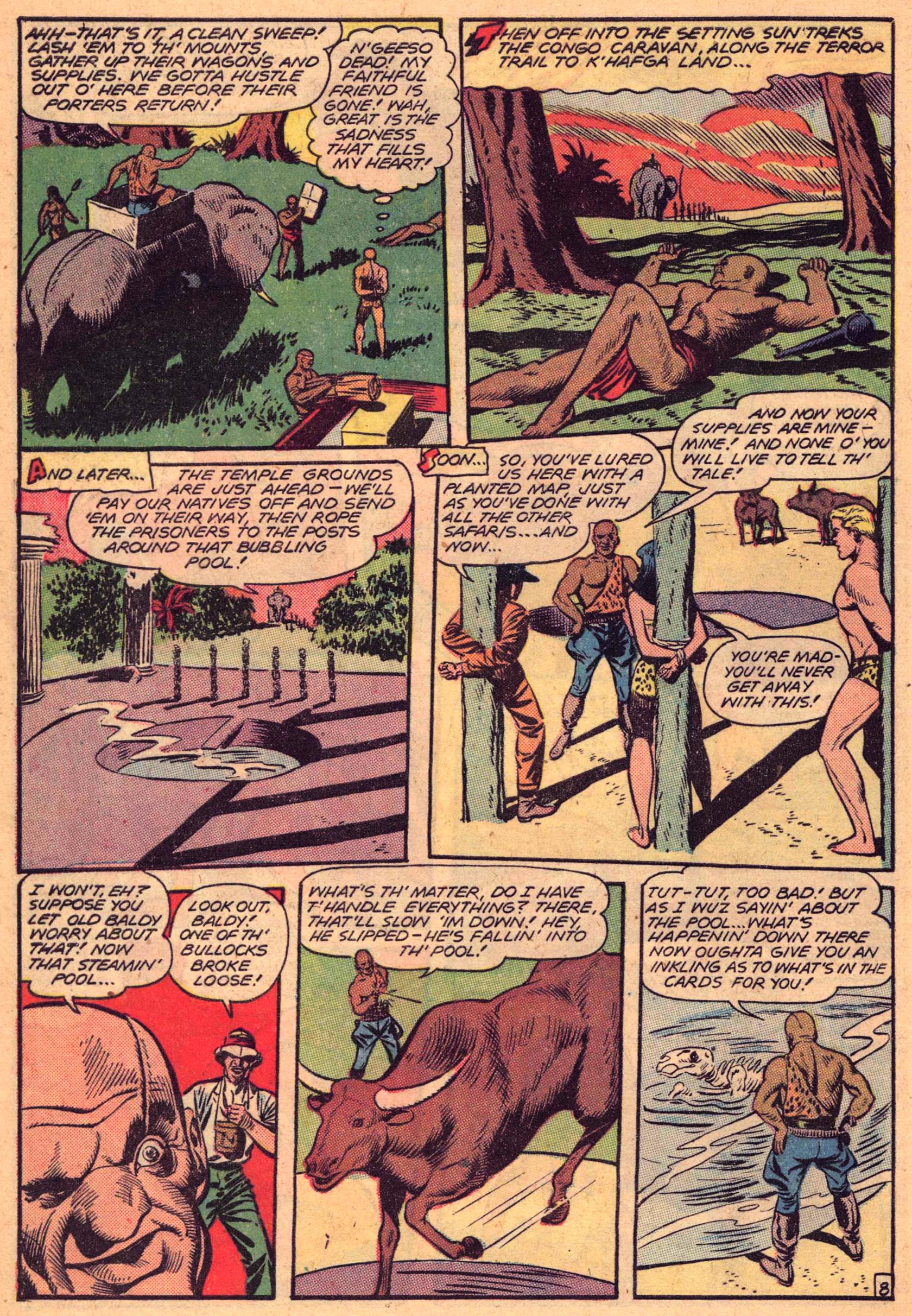 Read online Jungle Comics comic -  Issue #99 - 10