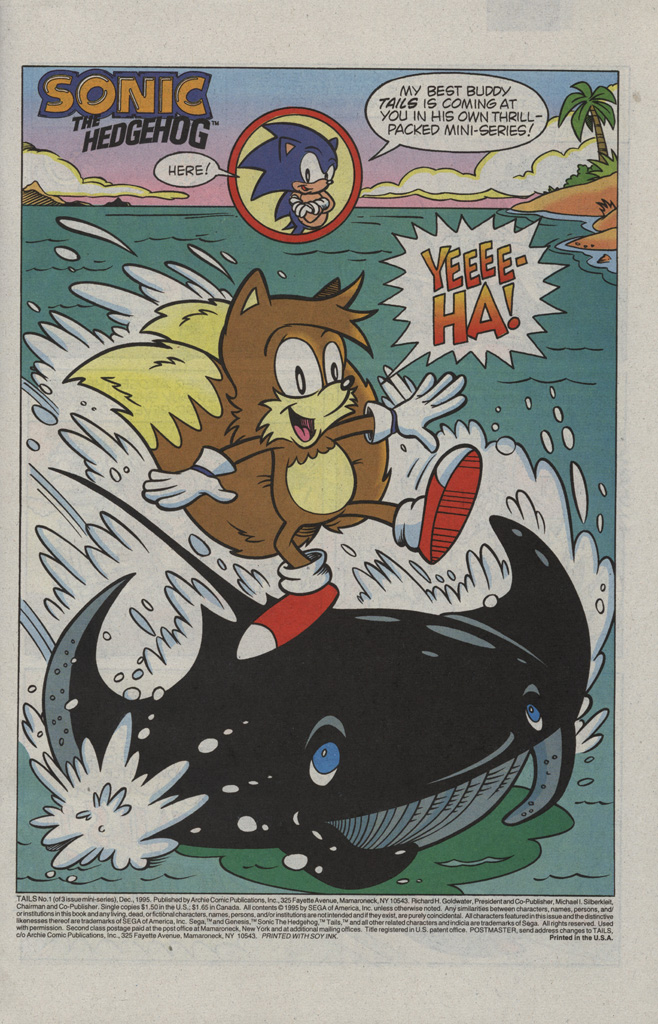 Read online Tails comic -  Issue #1 - 3