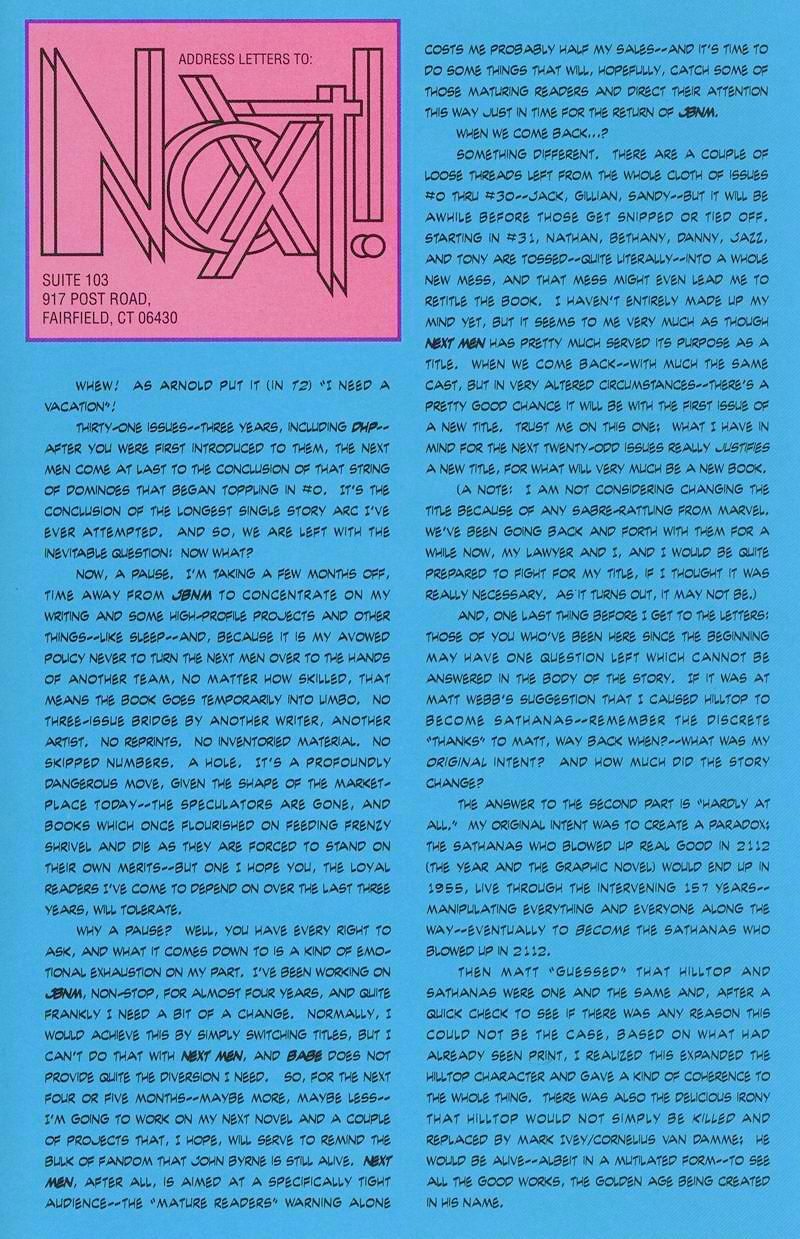 Read online John Byrne's Next Men (1992) comic -  Issue #30 - 27