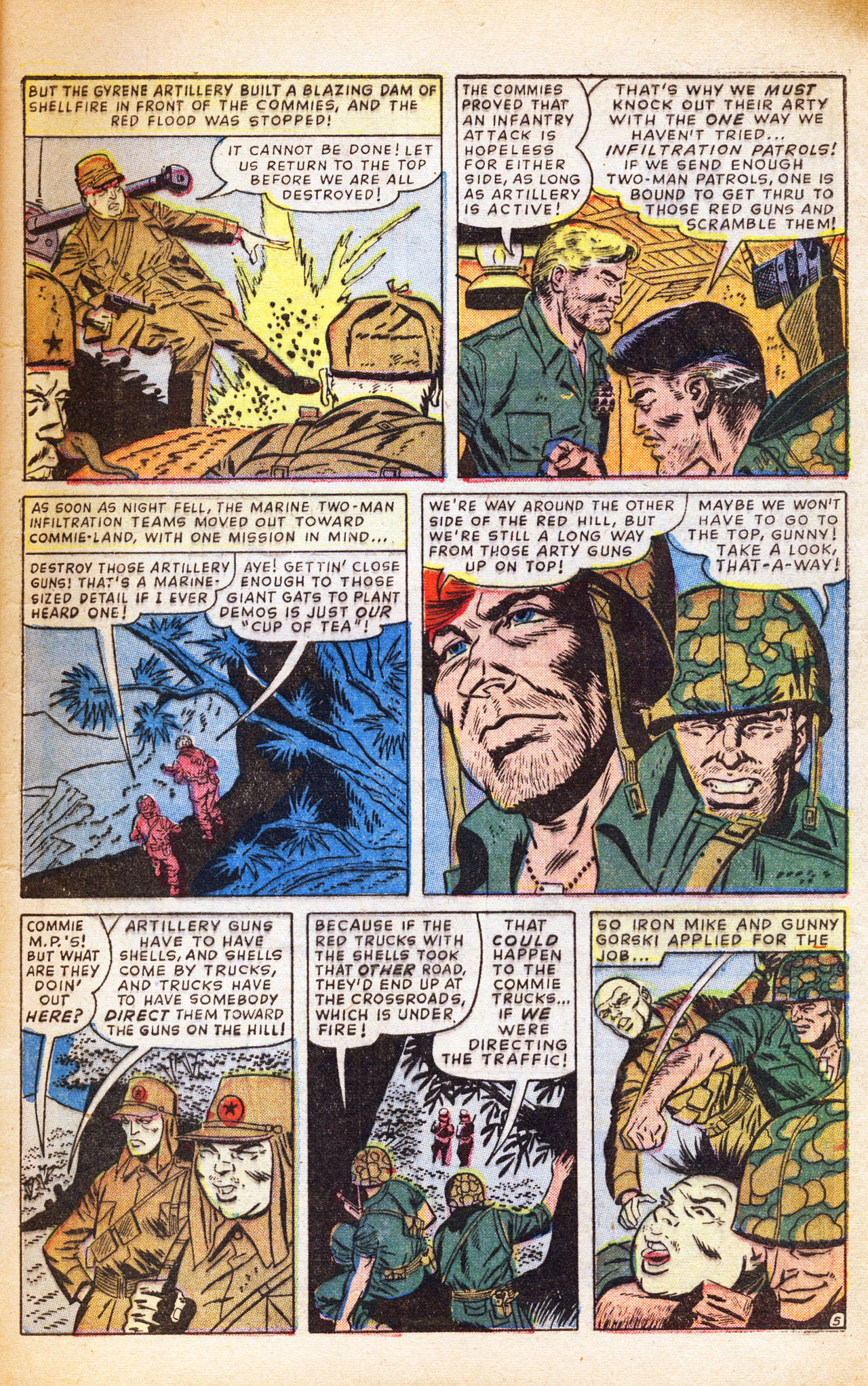 Read online Marines in Battle comic -  Issue #8 - 7