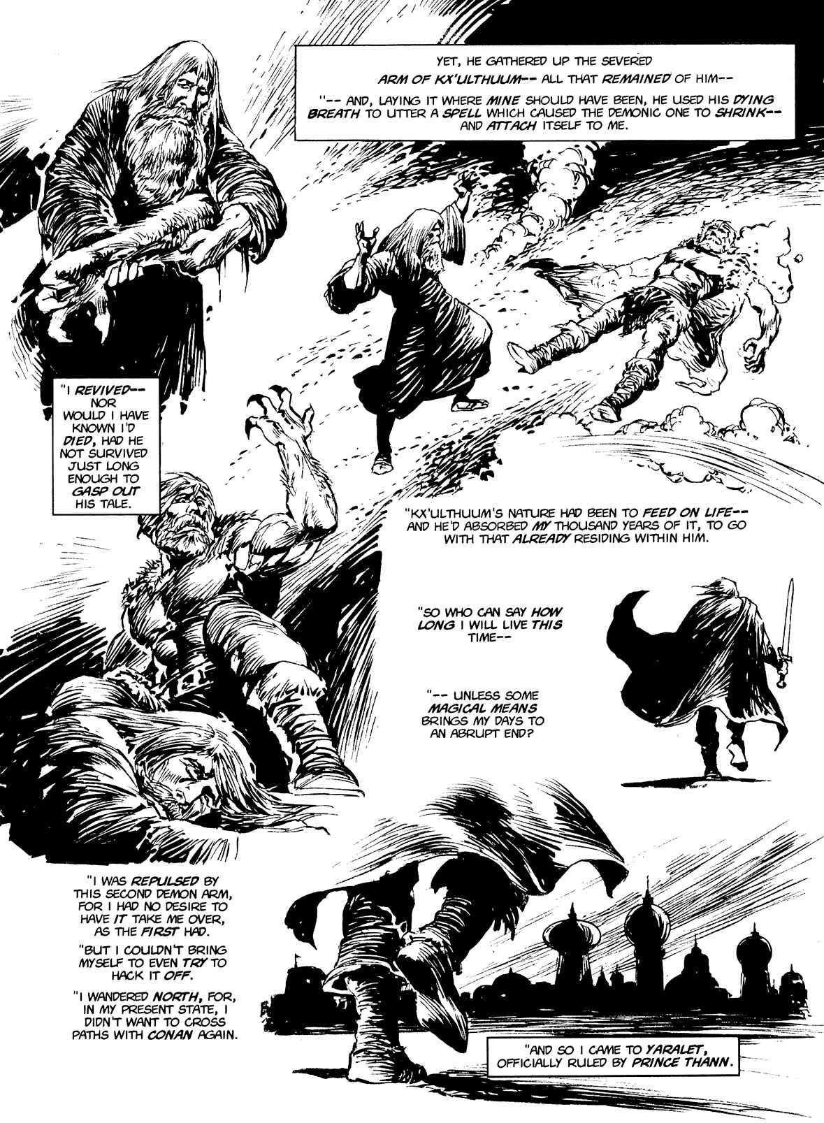 Read online The Savage Sword Of Conan comic -  Issue #231 - 19