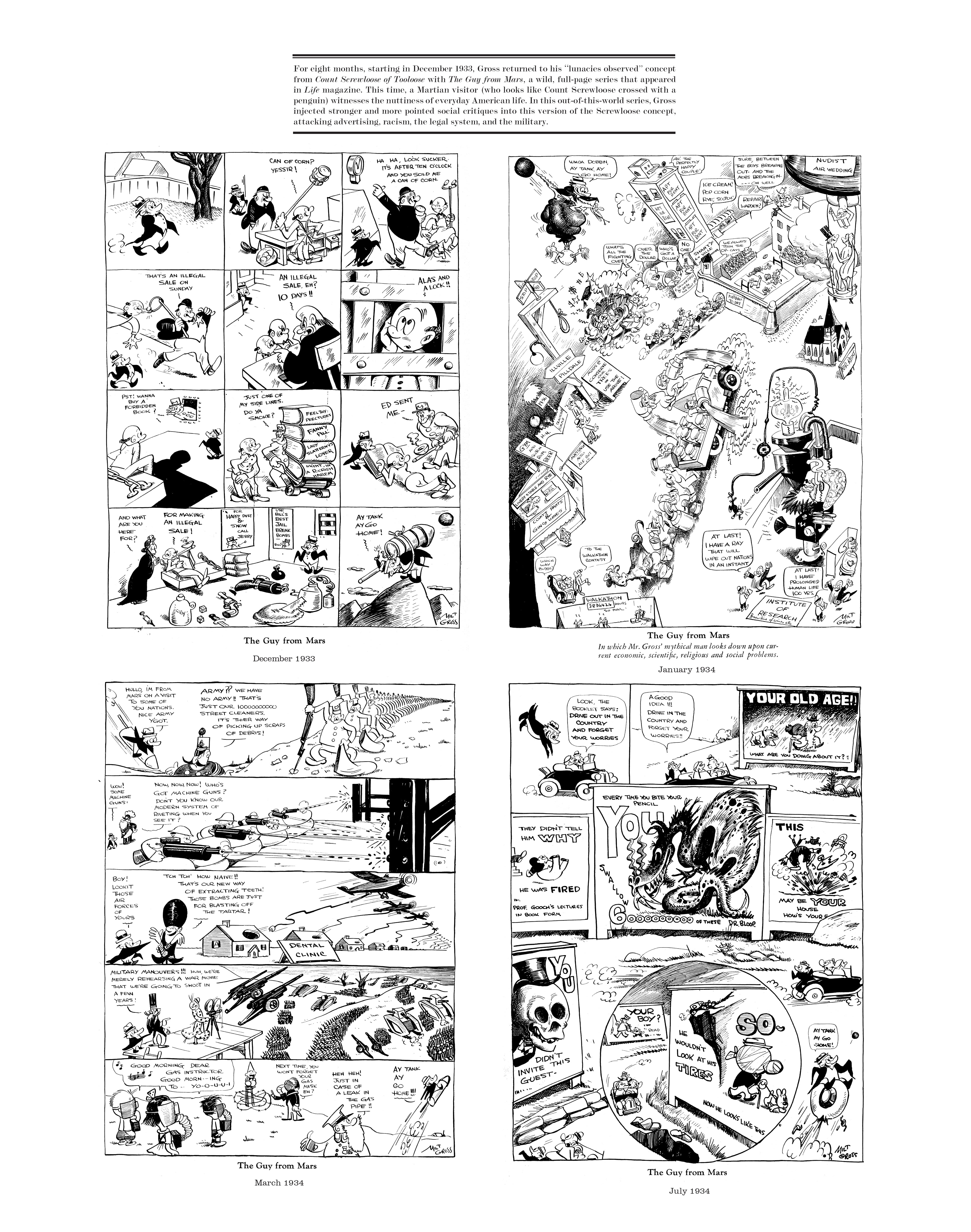 Read online Gross Exaggerations: The Meshuga Comic Strips of Milt Gross comic -  Issue # TPB - 13