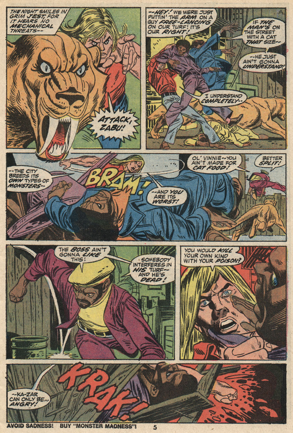 Read online Astonishing Tales (1970) comic -  Issue #15 - 5