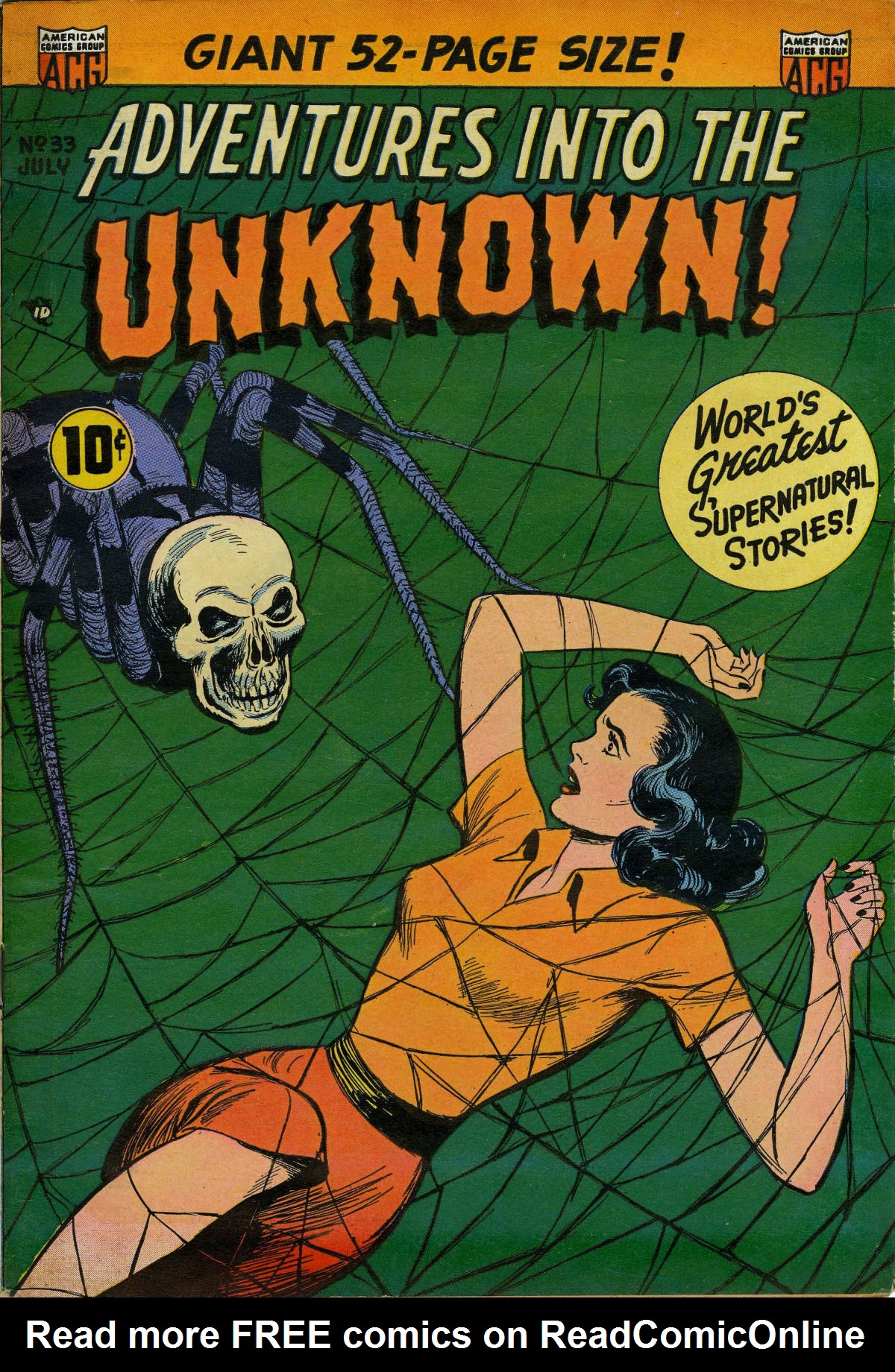 Read online Adventures Into The Unknown comic -  Issue #33 - 1