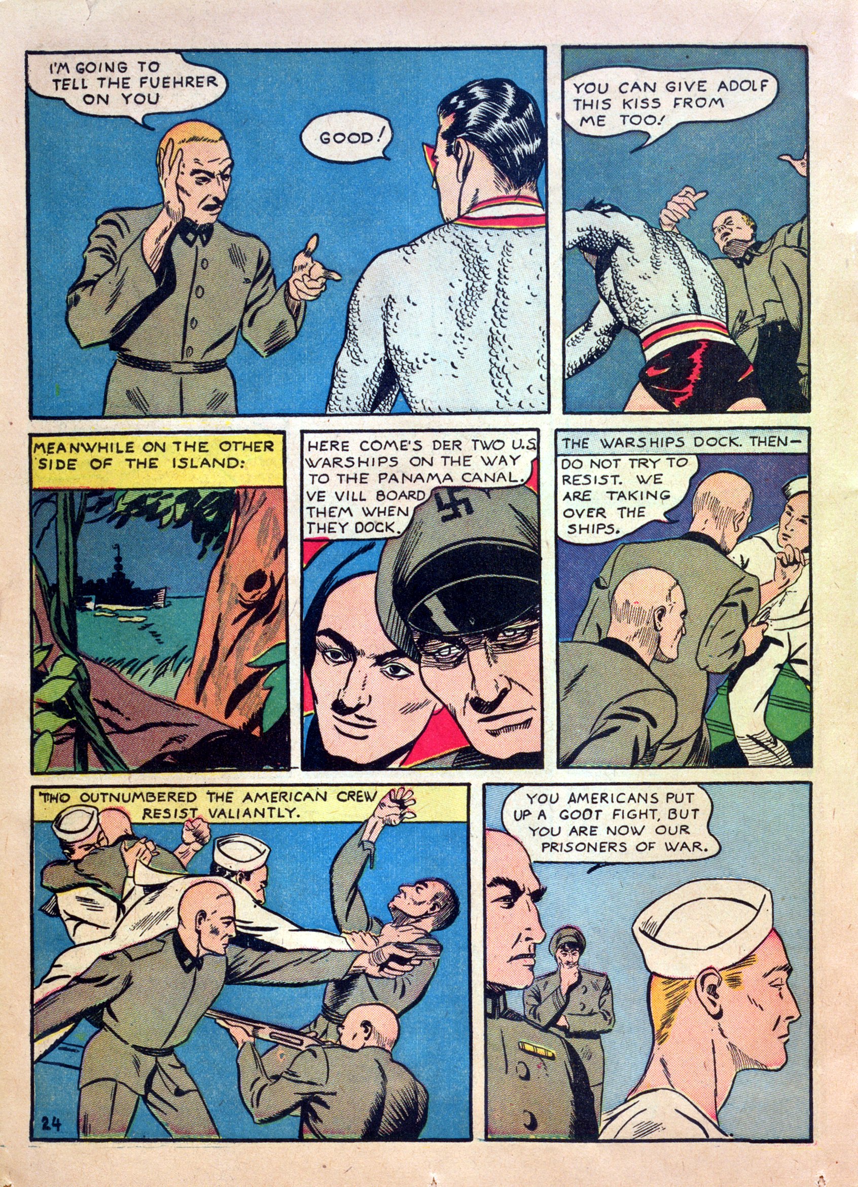Read online Our Flag Comics comic -  Issue #1 - 26