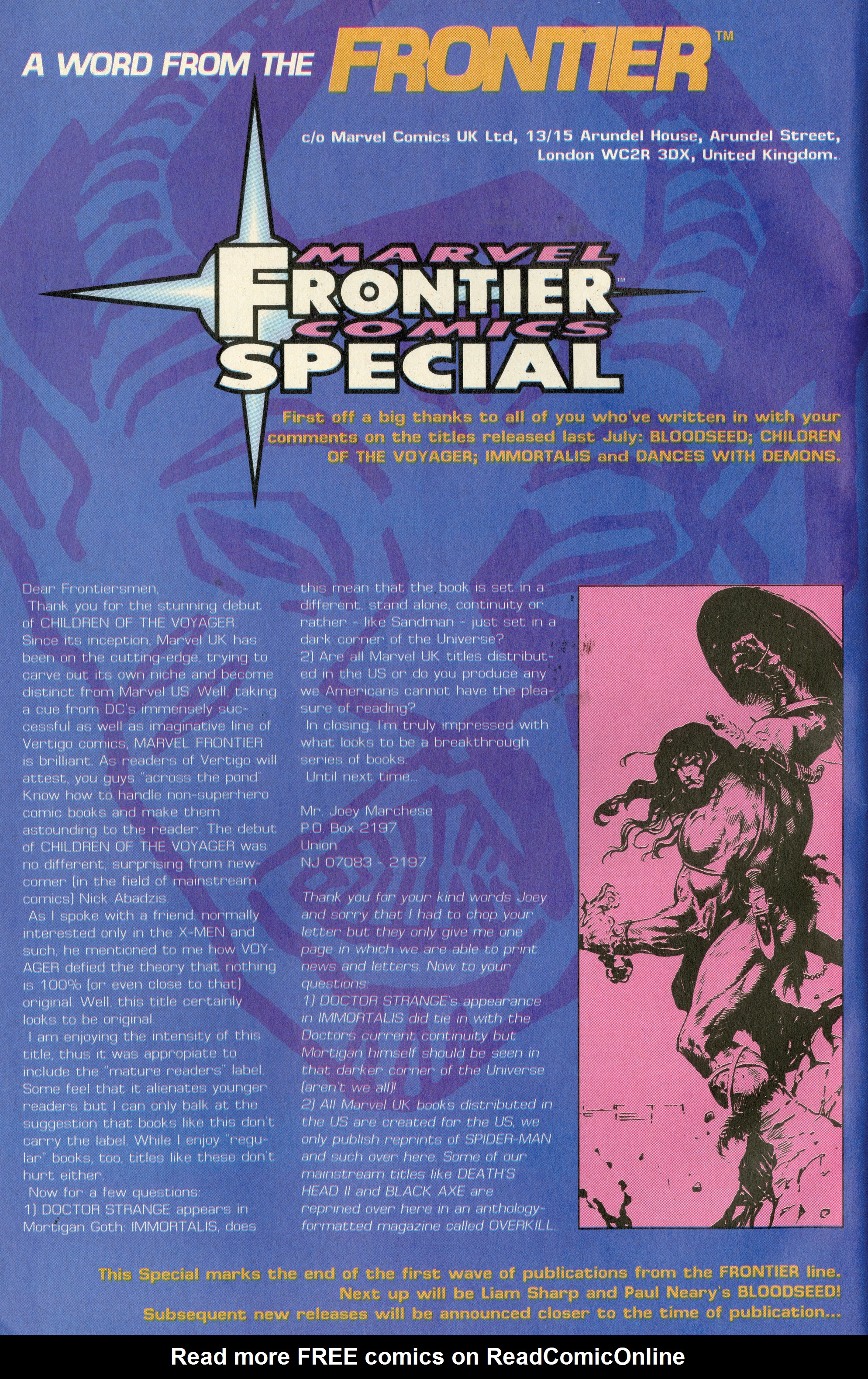 Read online Marvel Frontier Comics Special comic -  Issue # Full - 52
