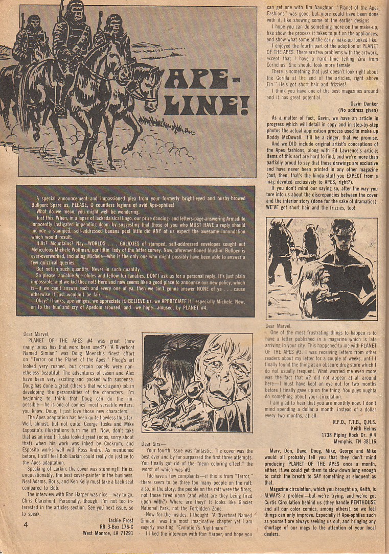 Read online Planet of the Apes comic -  Issue #7 - 4