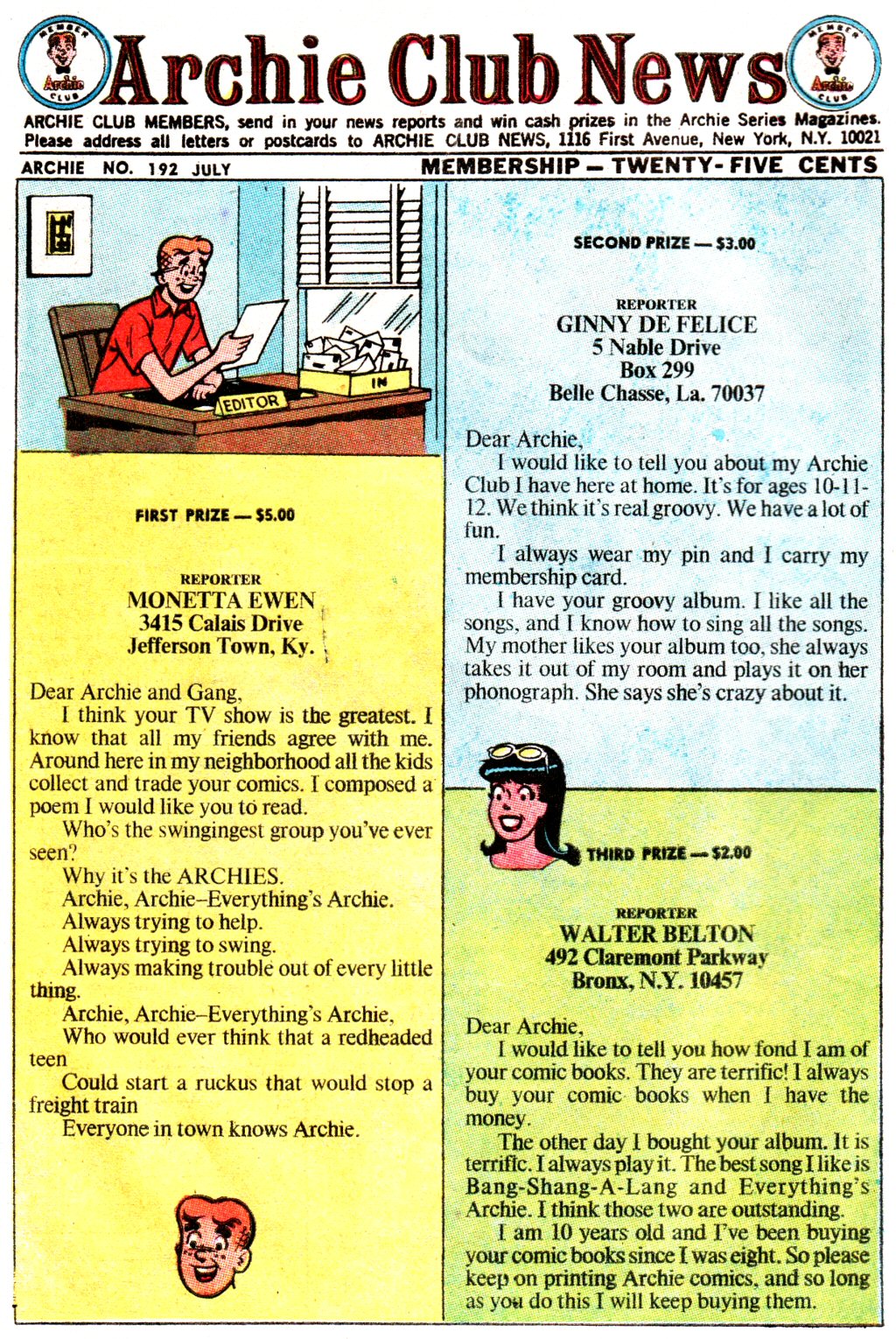 Read online Archie (1960) comic -  Issue #192 - 10