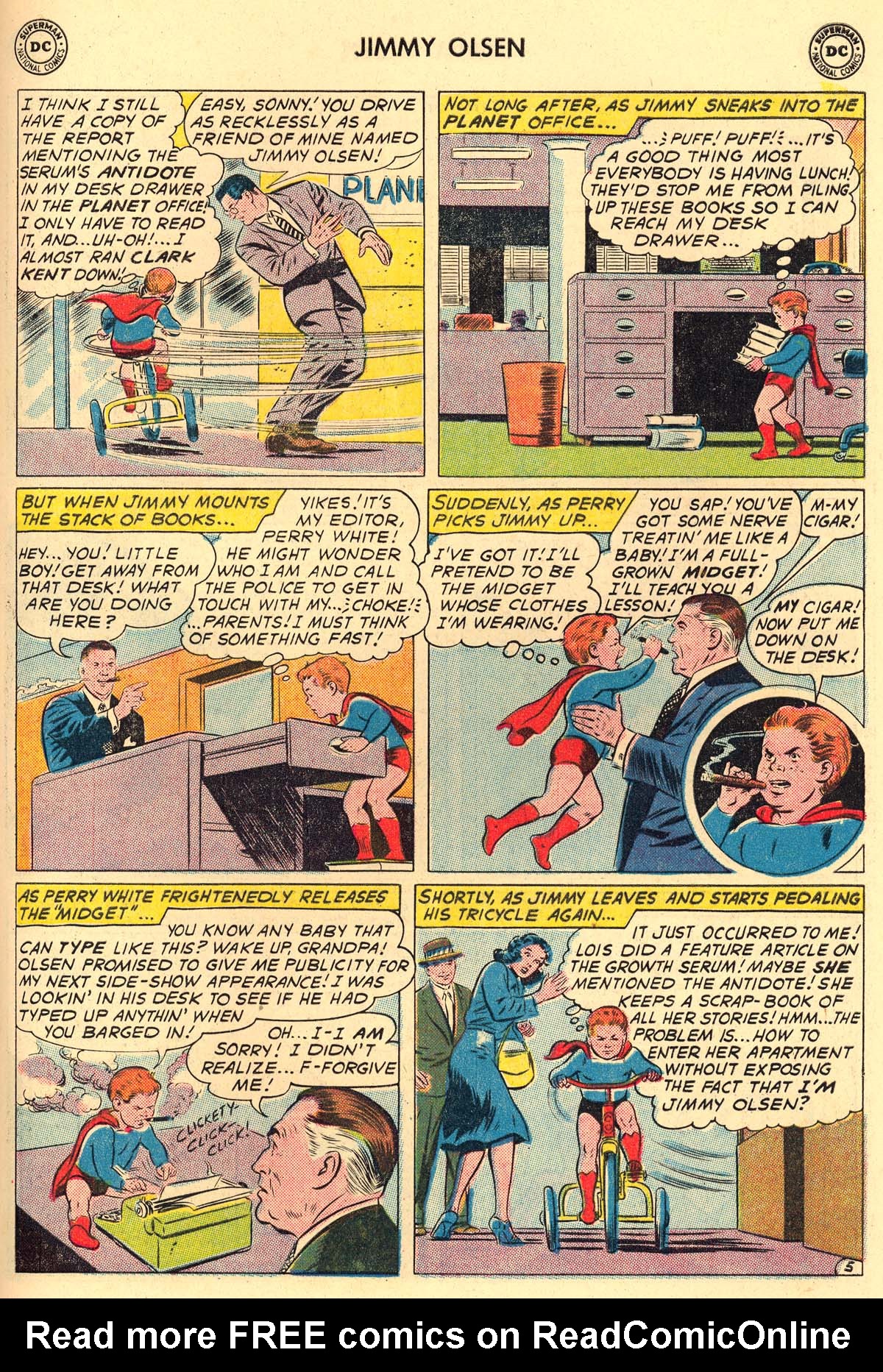 Read online Superman's Pal Jimmy Olsen comic -  Issue #54 - 29