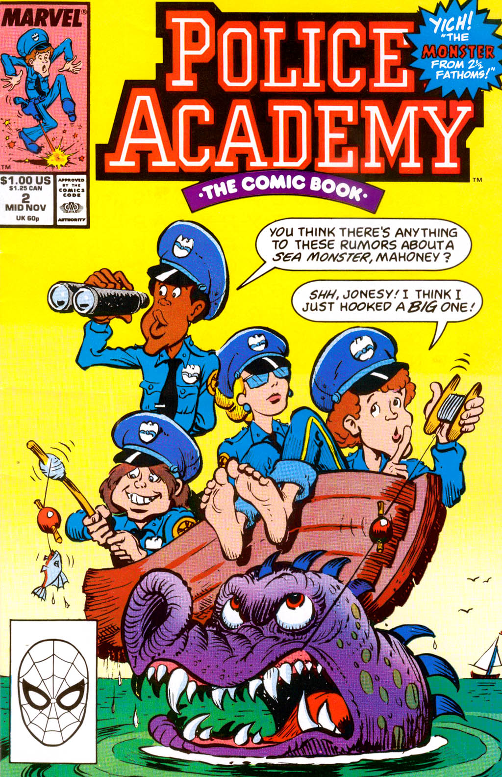 Read online Police Academy comic -  Issue #2 - 1