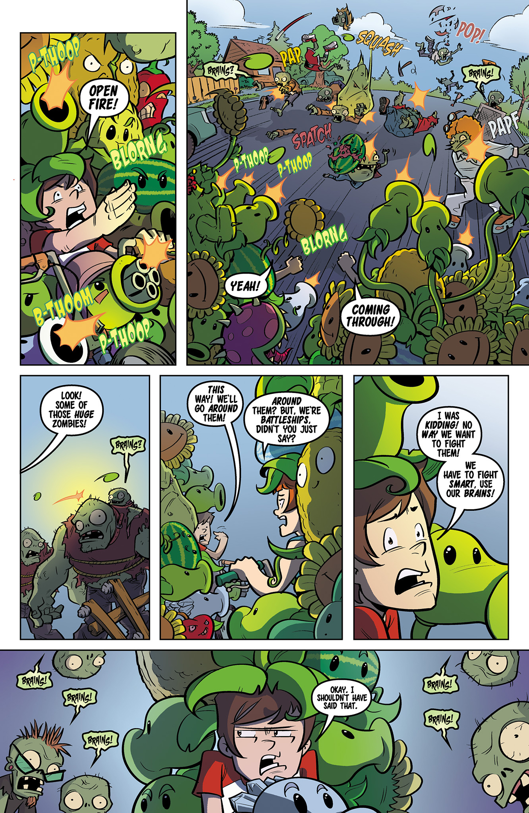 Read online Plants vs. Zombies: Lawnmageddon comic -  Issue #4 - 6