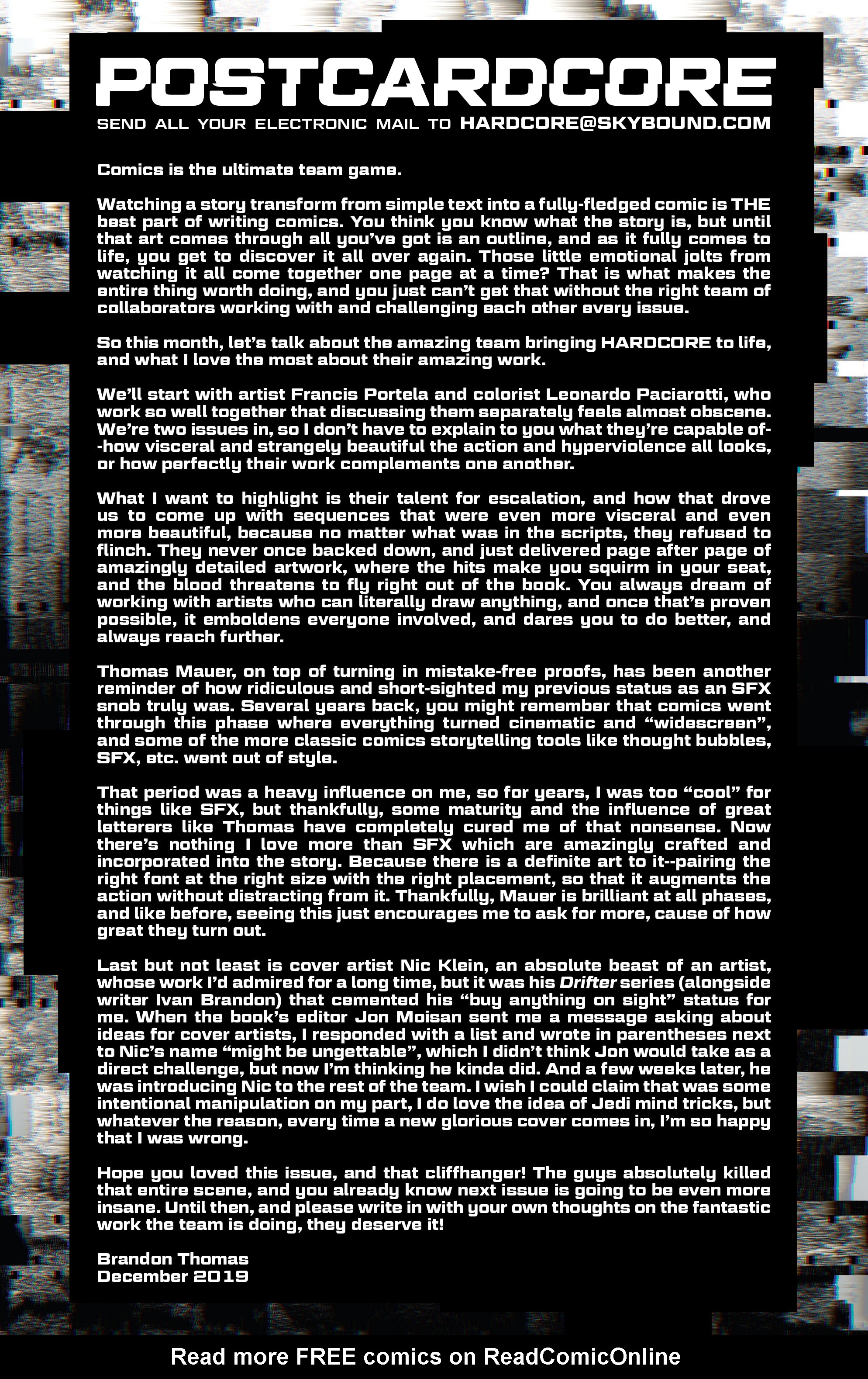 Read online Hardcore Reloaded comic -  Issue #2 - 22