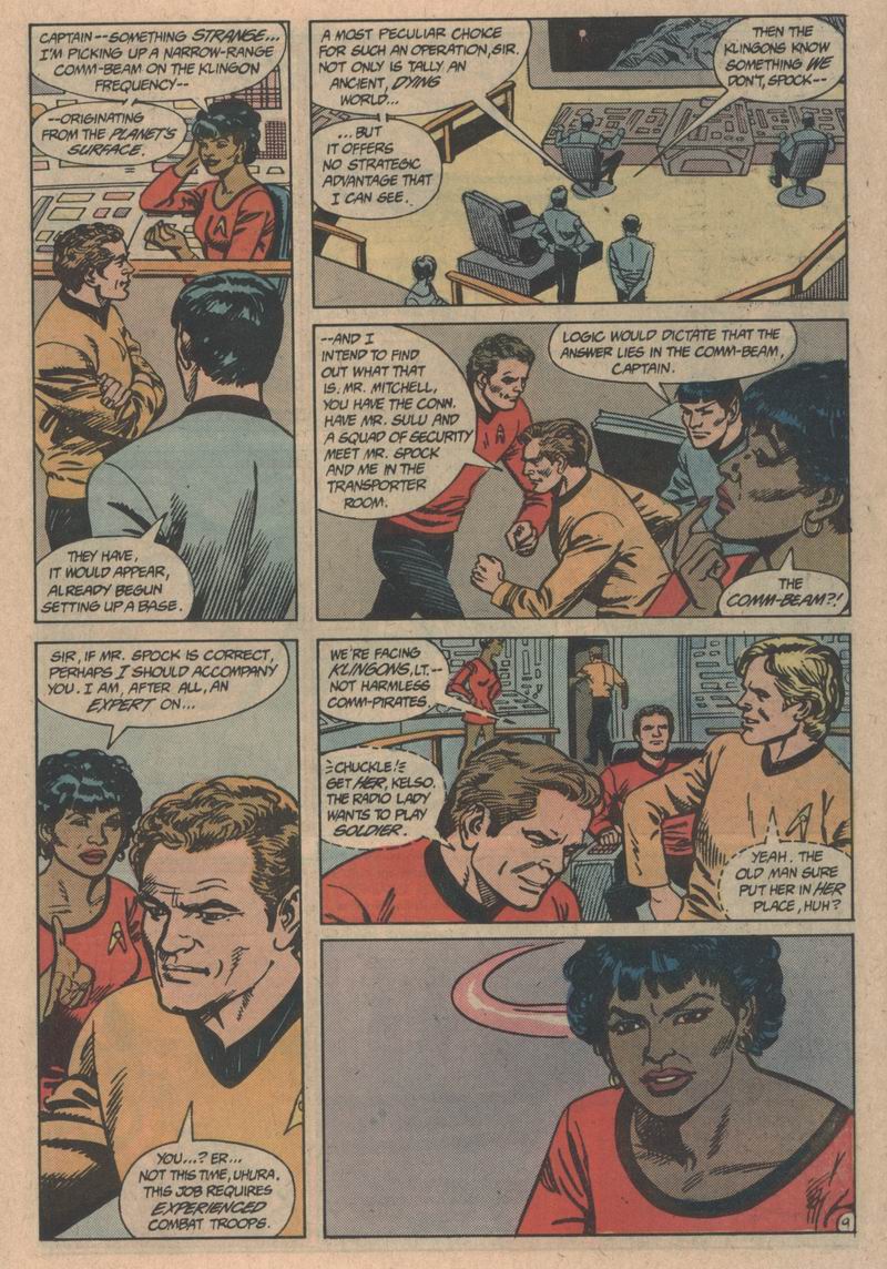 Read online Star Trek (1984) comic -  Issue #30 - 10