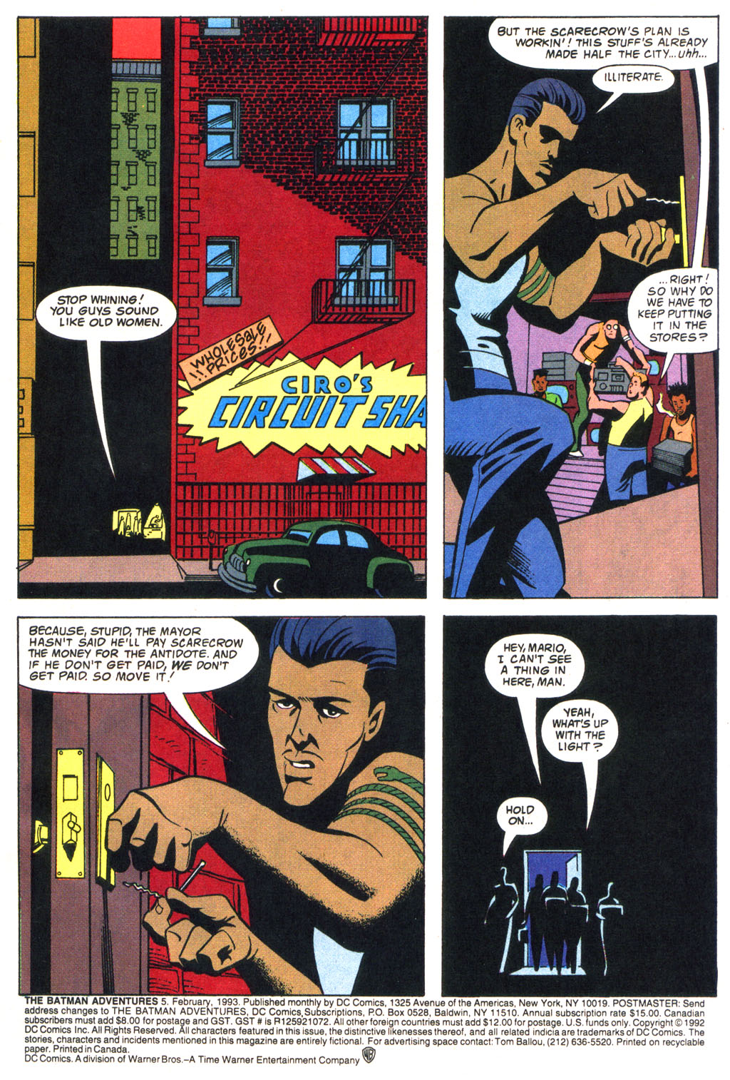 Read online The Batman Adventures comic -  Issue #5 - 2