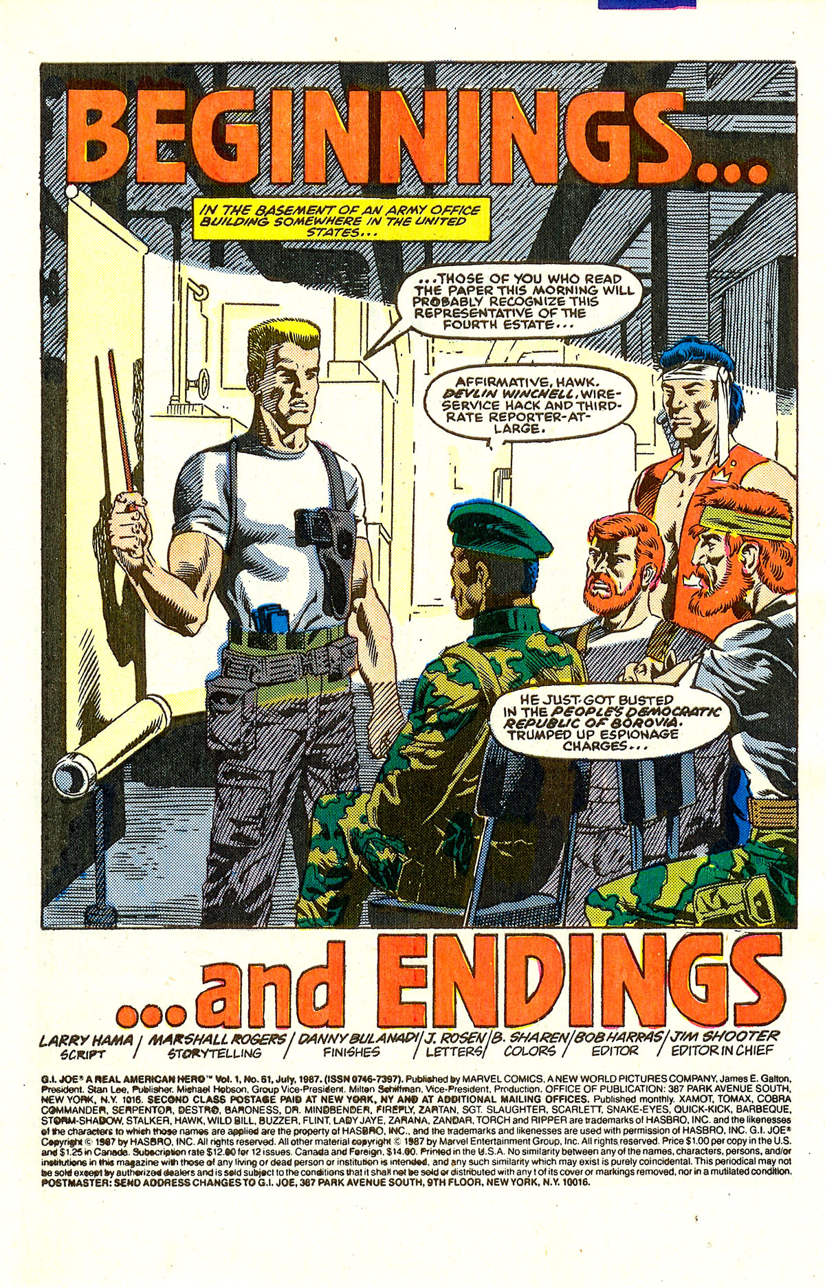 Read online G.I. Joe: A Real American Hero comic -  Issue #61 - 2