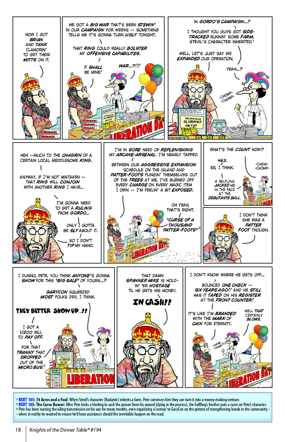 Read online Knights of the Dinner Table comic -  Issue #194 - 20