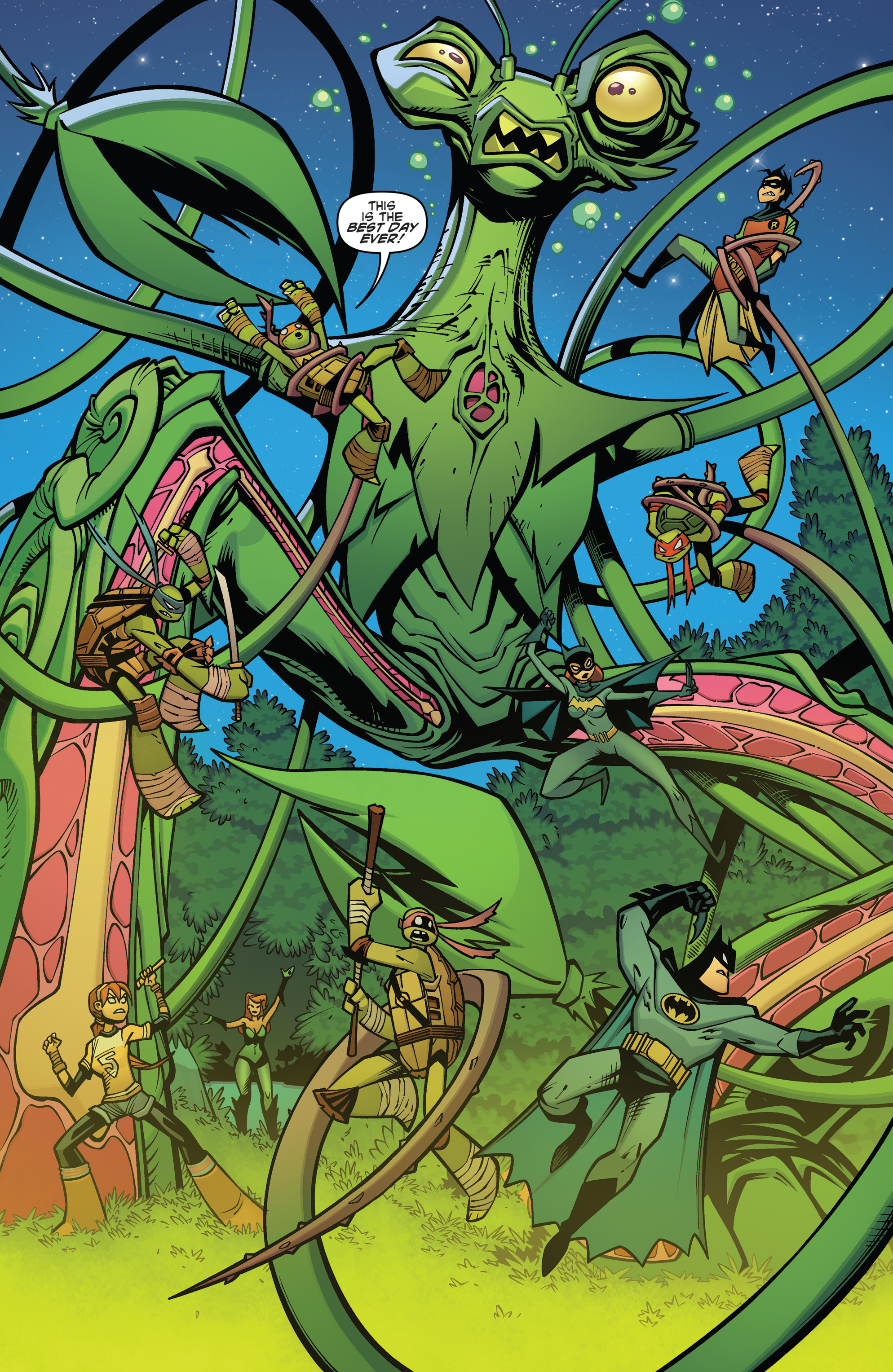 Read online Batman/Teenage Mutant Ninja Turtles Adventure comic -  Issue #3 - 4