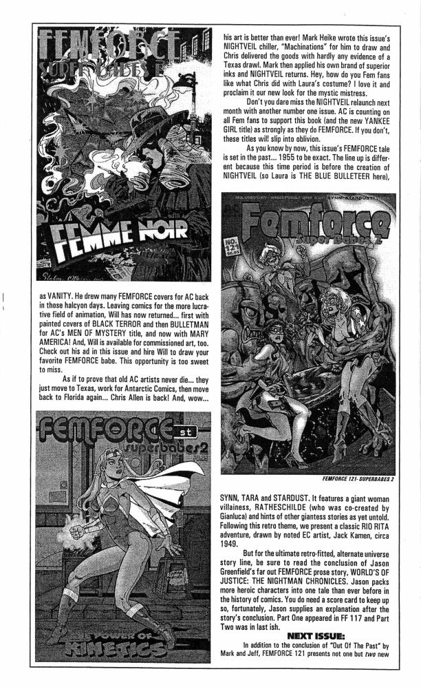 Read online Femforce comic -  Issue #120a - 18
