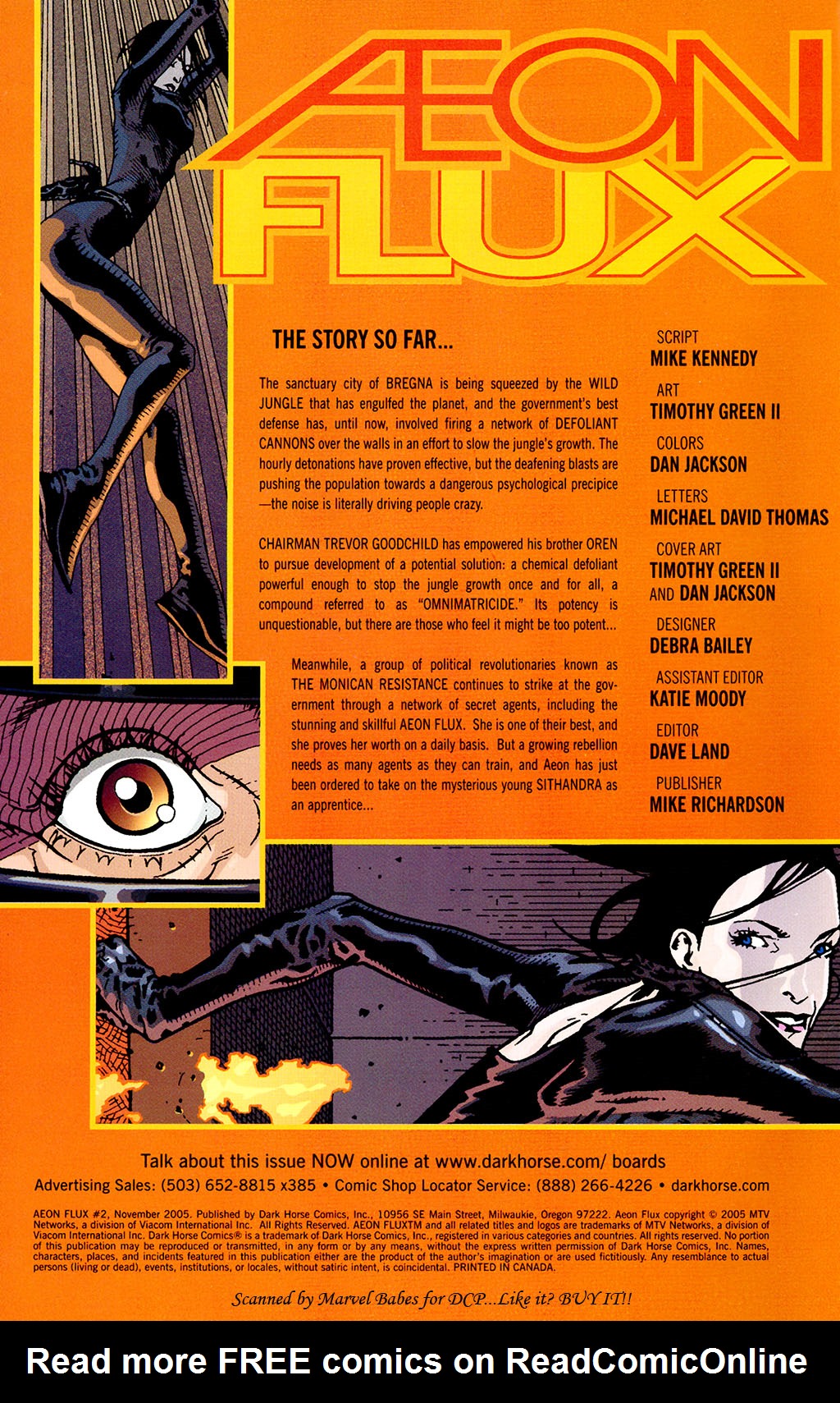 Read online Aeon Flux comic -  Issue #2 - 2