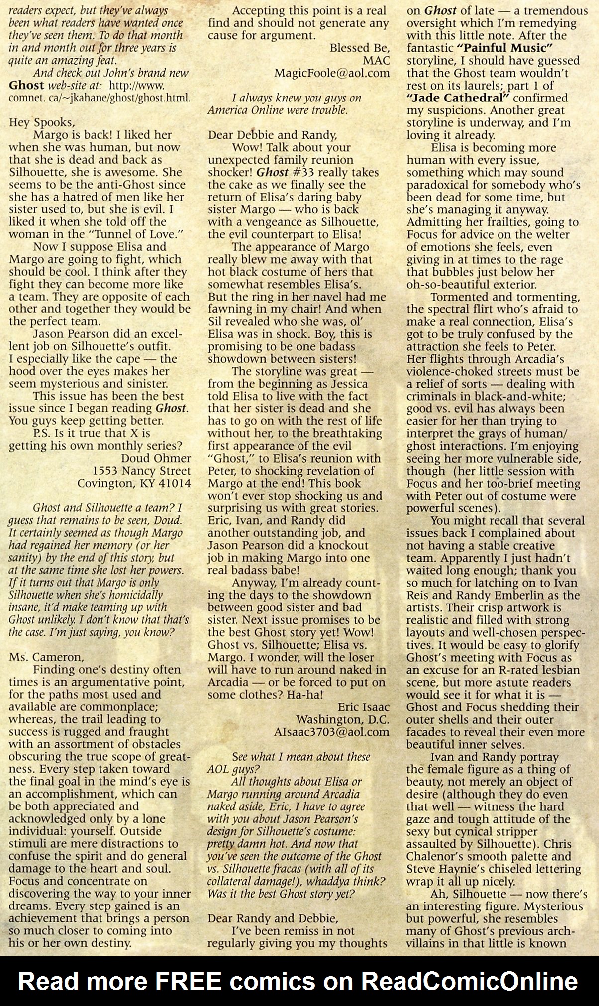 Read online Ghost (1995) comic -  Issue #36 - 27