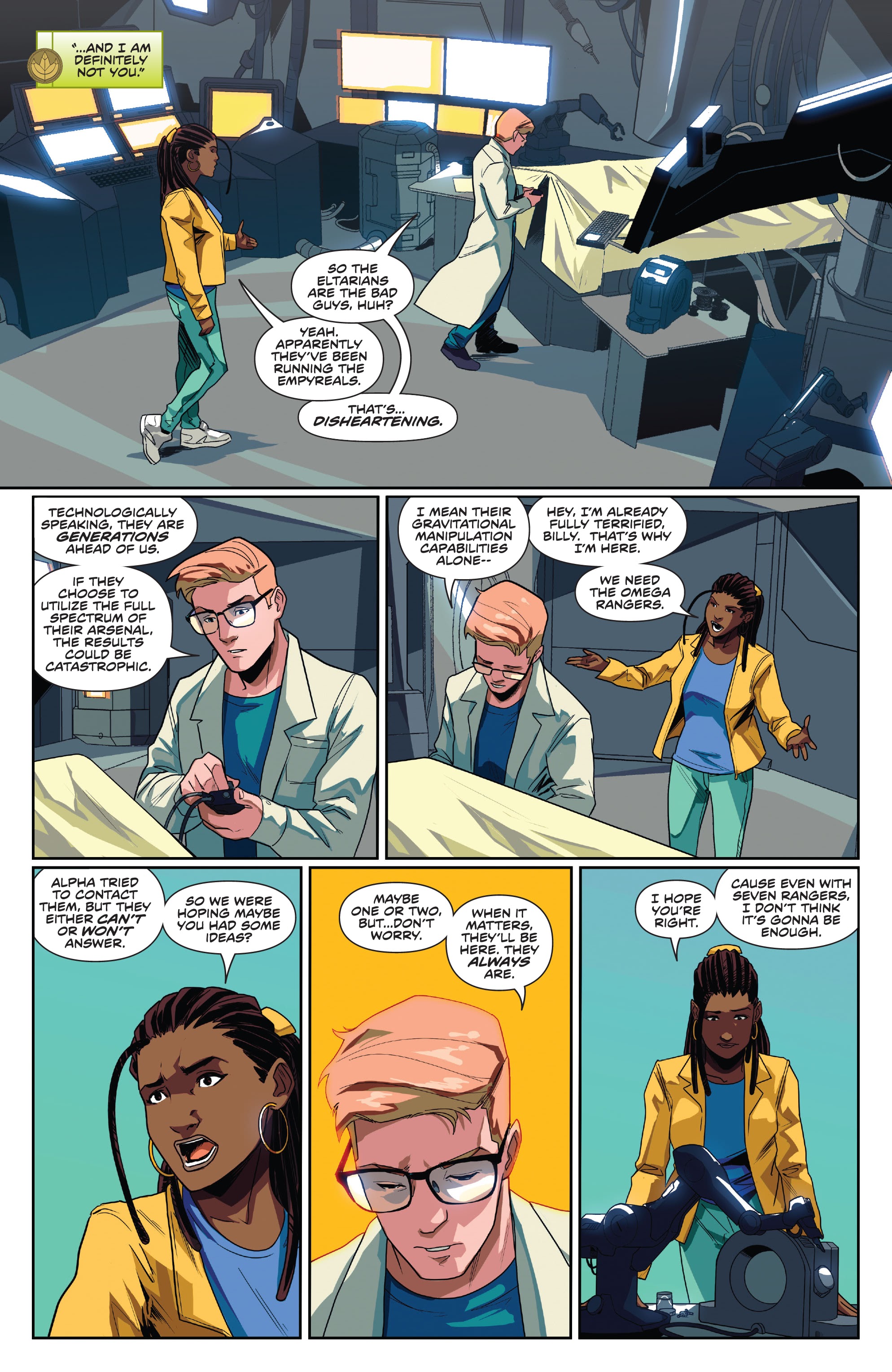 Read online Mighty Morphin comic -  Issue #12 - 13
