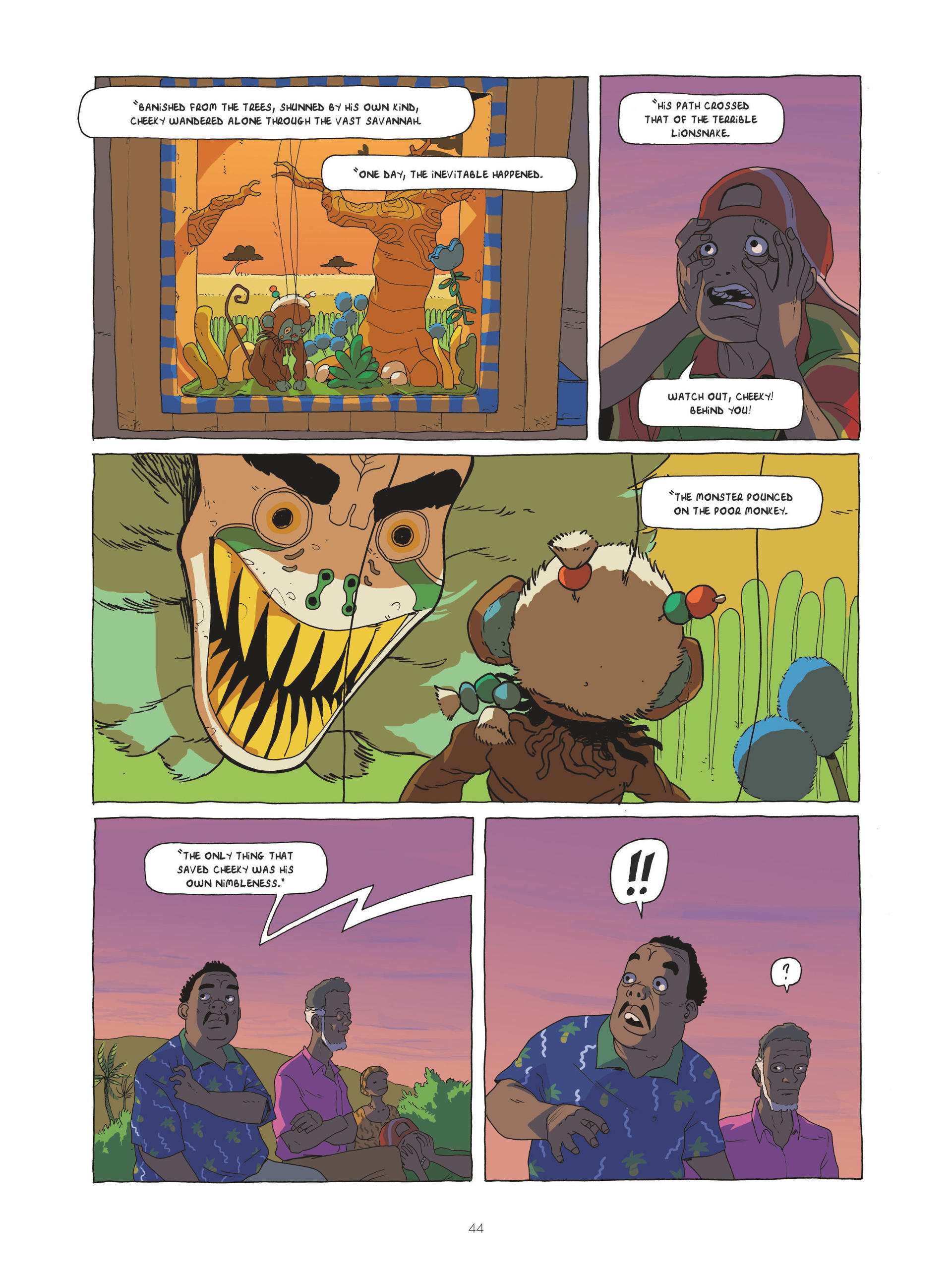 Read online Zidrou-Beuchot's African Trilogy comic -  Issue # TPB 1 - 44