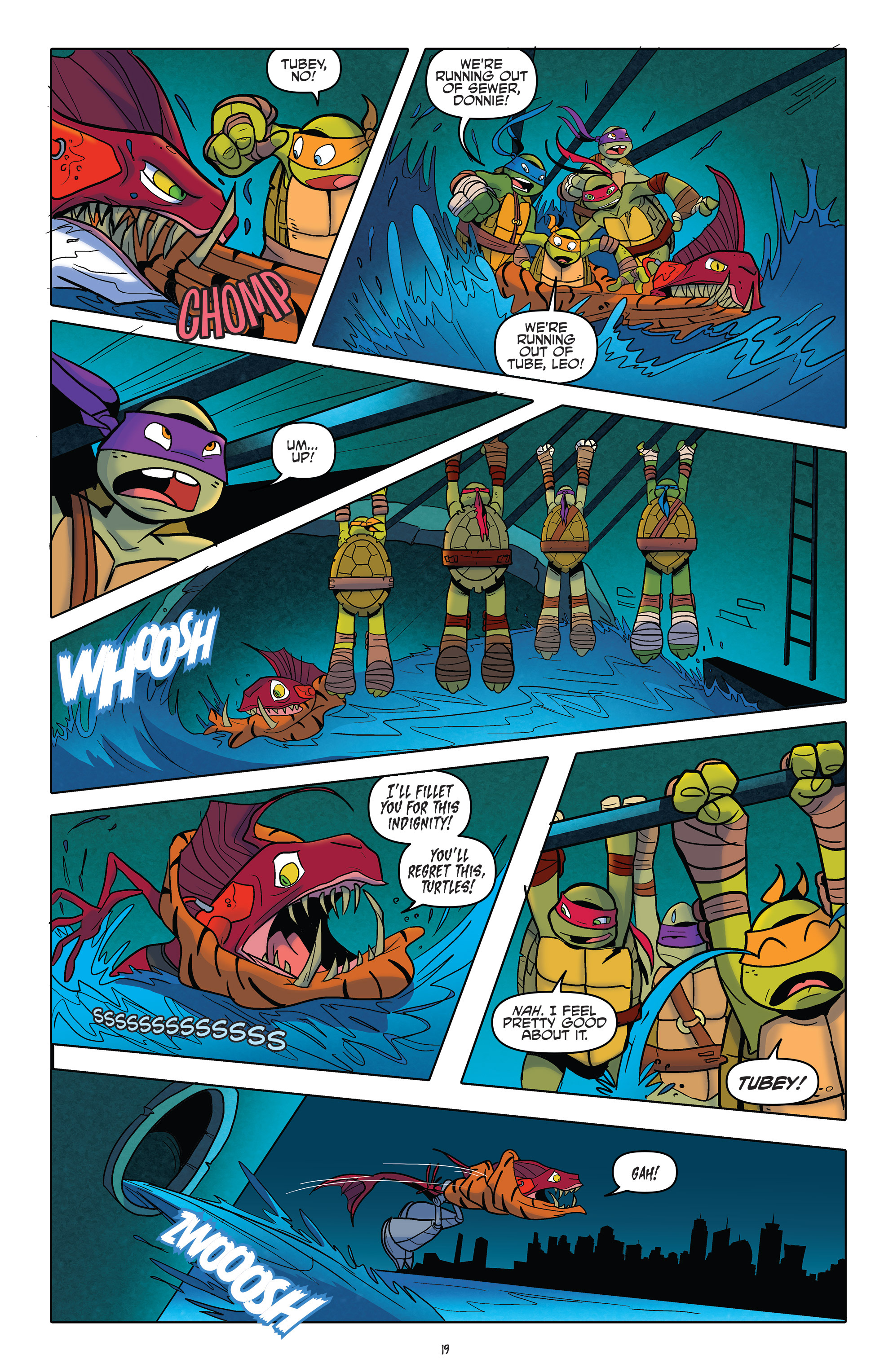 Read online Teenage Mutant Ninja Turtles New Animated Adventures comic -  Issue #19 - 21