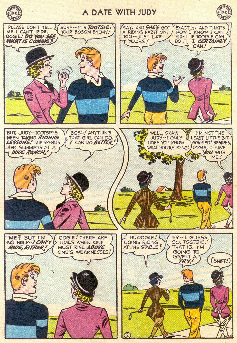 Read online A Date with Judy comic -  Issue #55 - 4