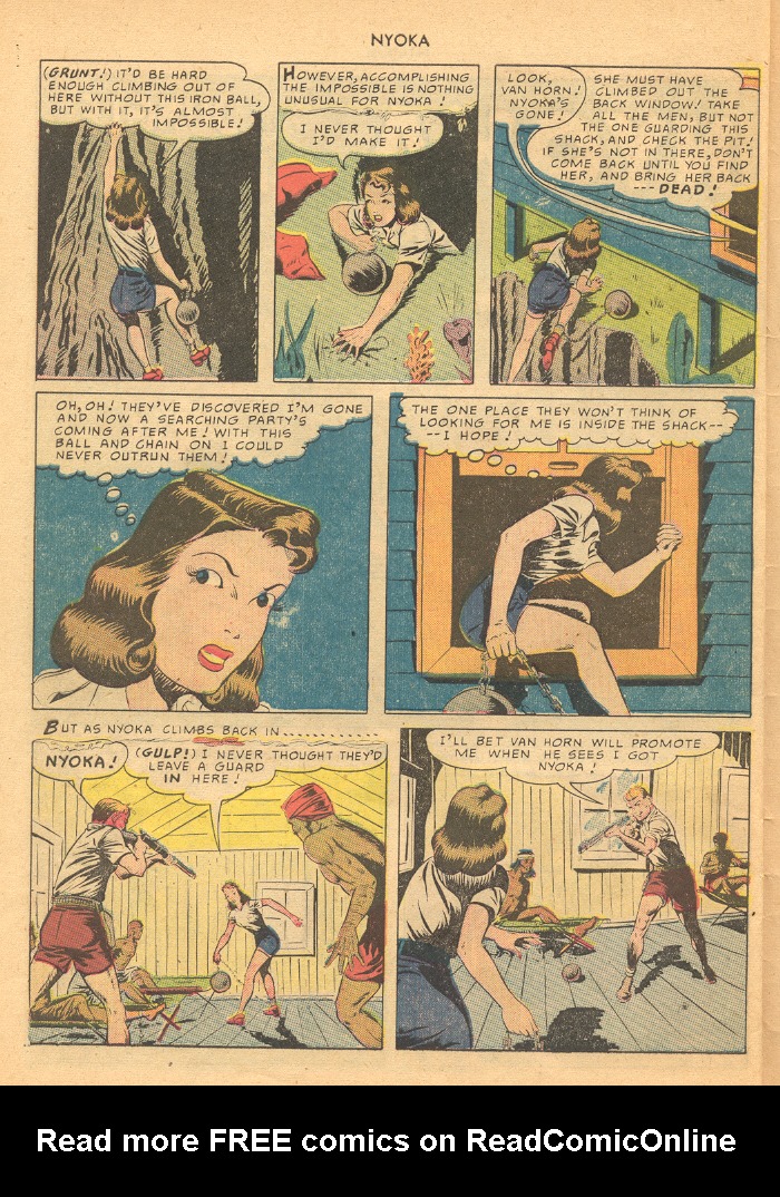 Read online Nyoka the Jungle Girl (1945) comic -  Issue #42 - 46