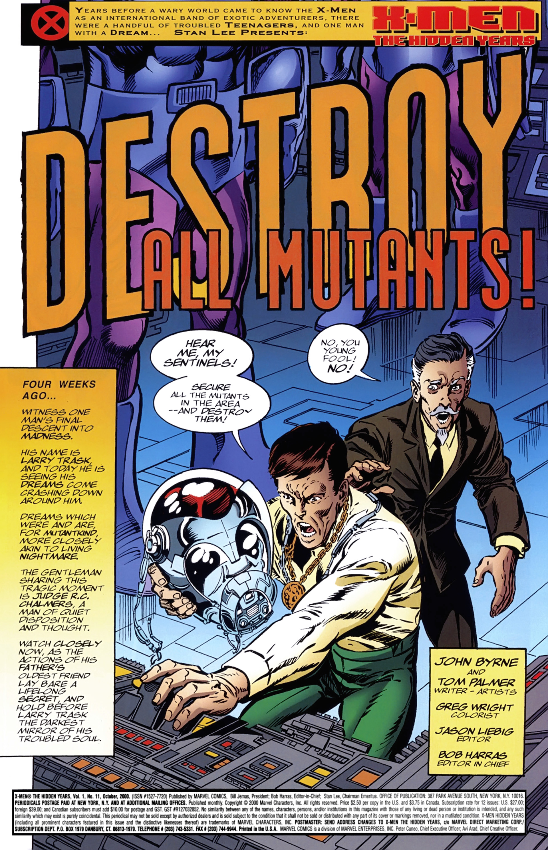 Read online X-Men: Hidden Years comic -  Issue #11 - 2