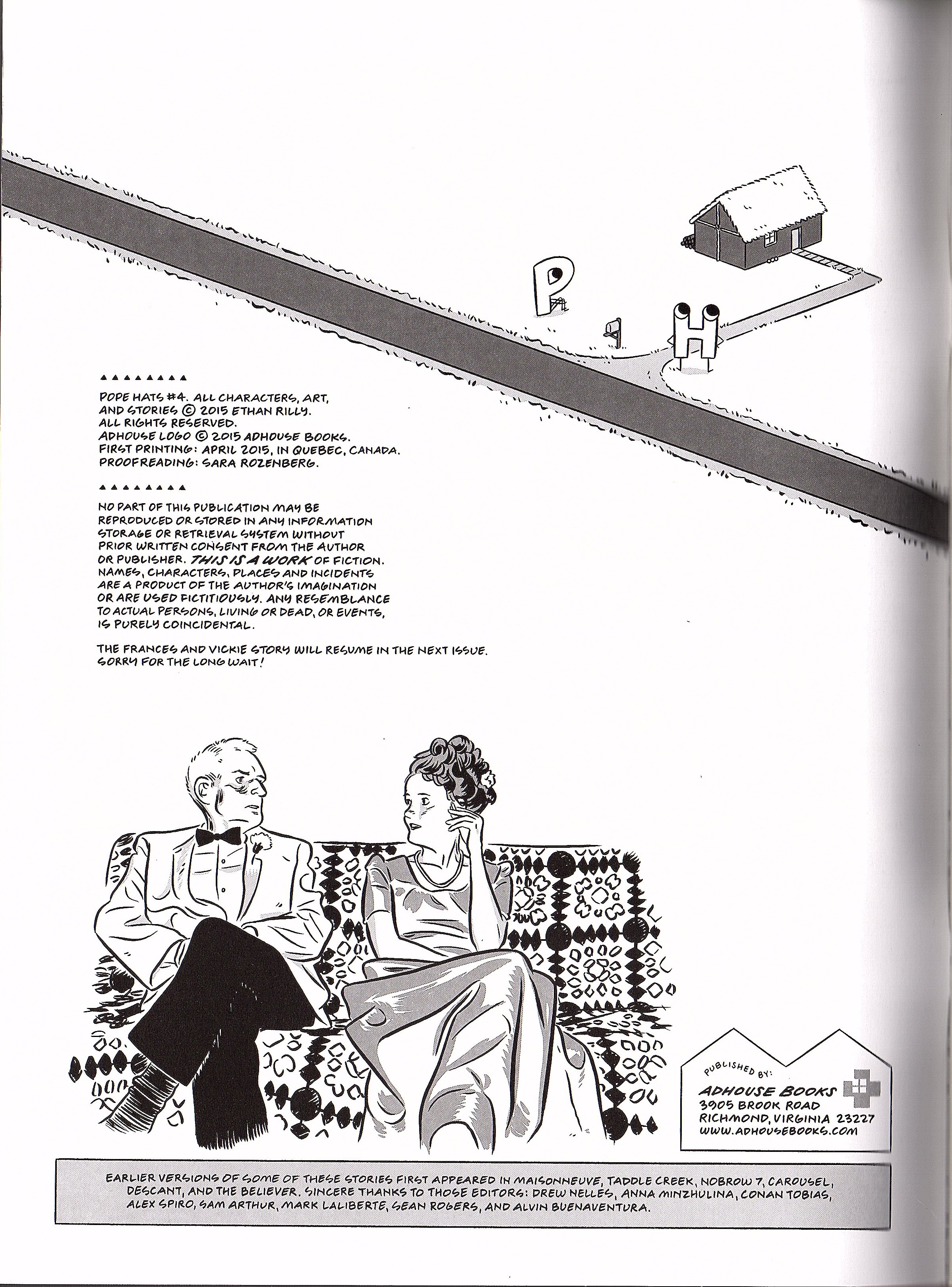 Read online Pope Hats comic -  Issue #4 - 2