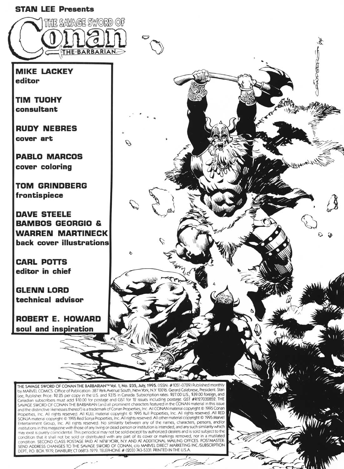 Read online The Savage Sword Of Conan comic -  Issue #235 - 2