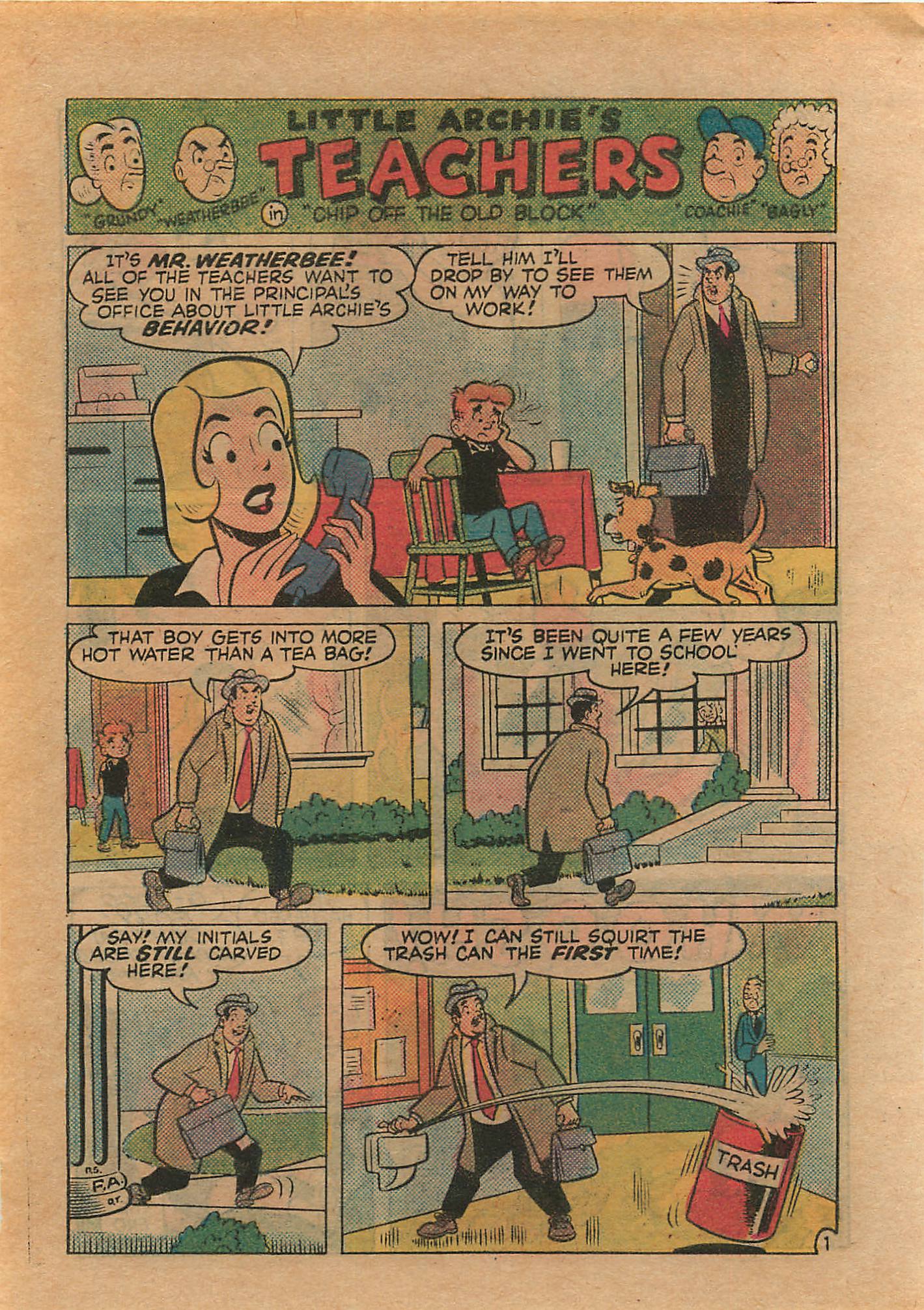 Read online Little Archie Comics Digest Magazine comic -  Issue #9 - 61