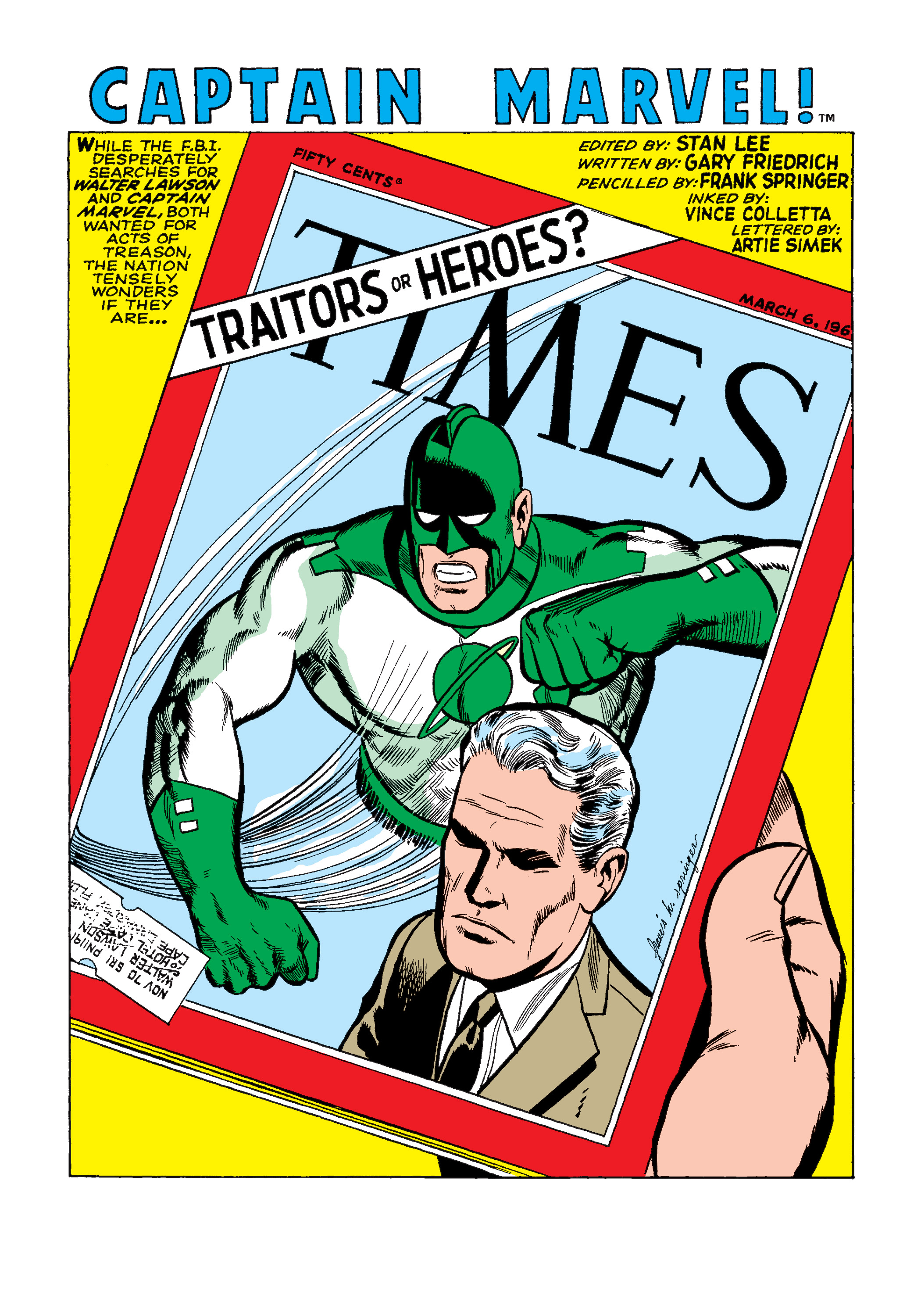 Read online Marvel Masterworks: Captain Marvel comic -  Issue # TPB 2 (Part 1) - 72