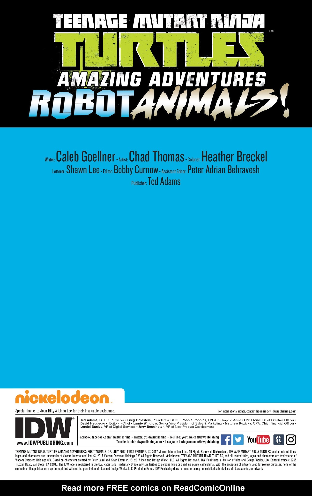 Read online Teenage Mutant Ninja Turtles Amazing Adventures: Robotanimals comic -  Issue #2 - 2