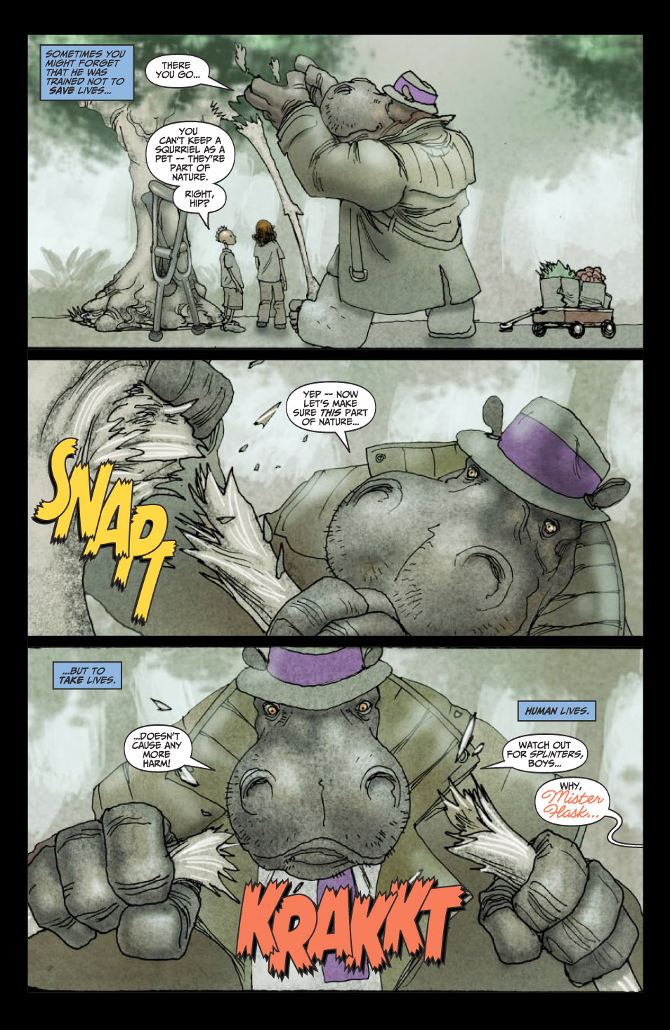Read online Elephantmen comic -  Issue #9 - 12