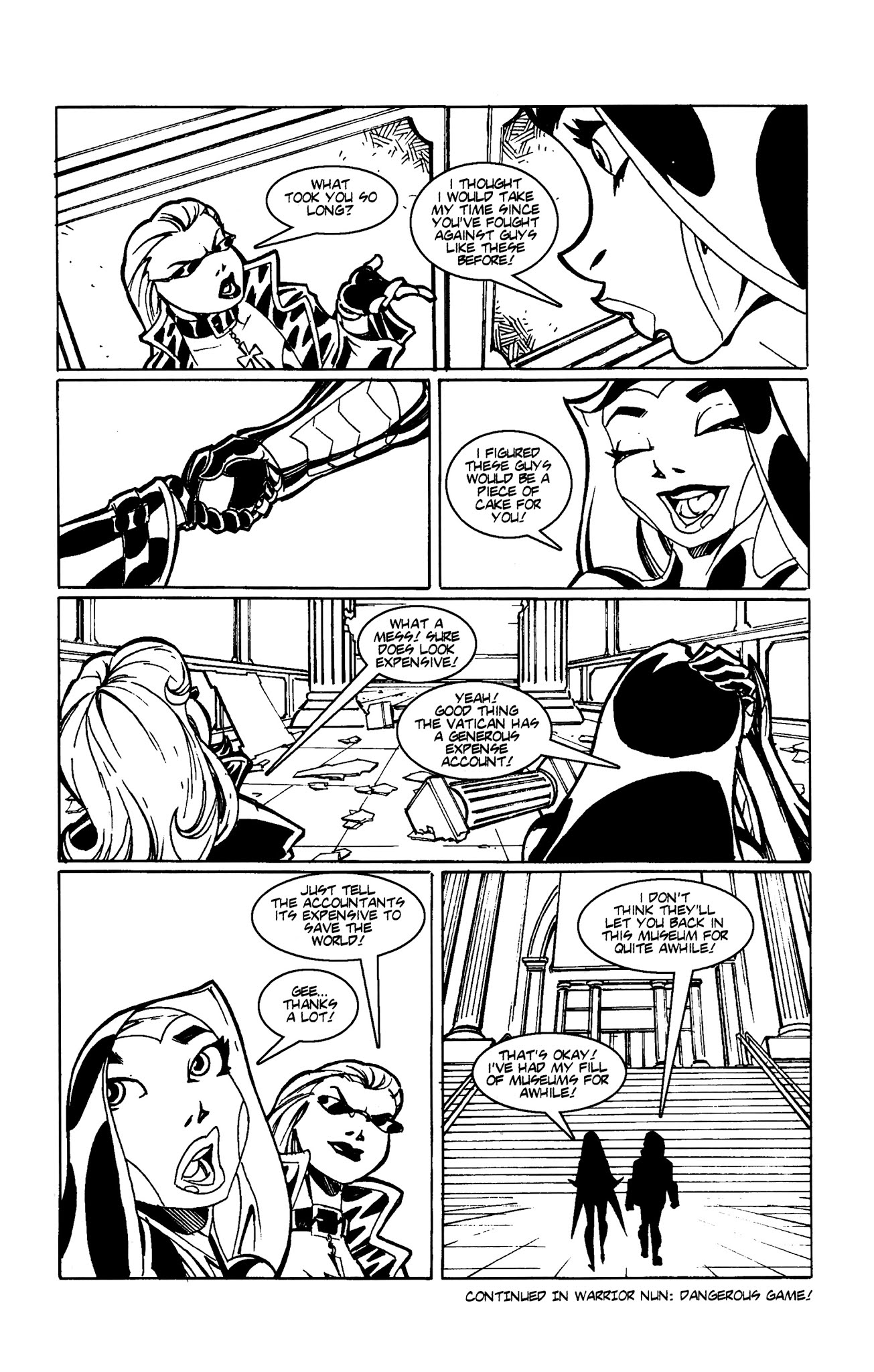 Read online Warrior Nun Areala: Ghosts of the Past comic -  Issue #4 - 18