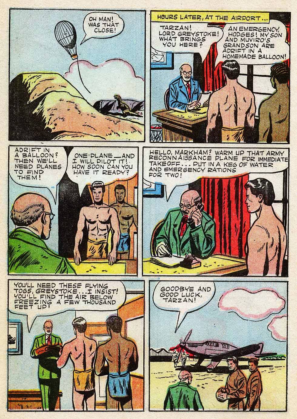 Read online Tarzan (1948) comic -  Issue #7 - 12