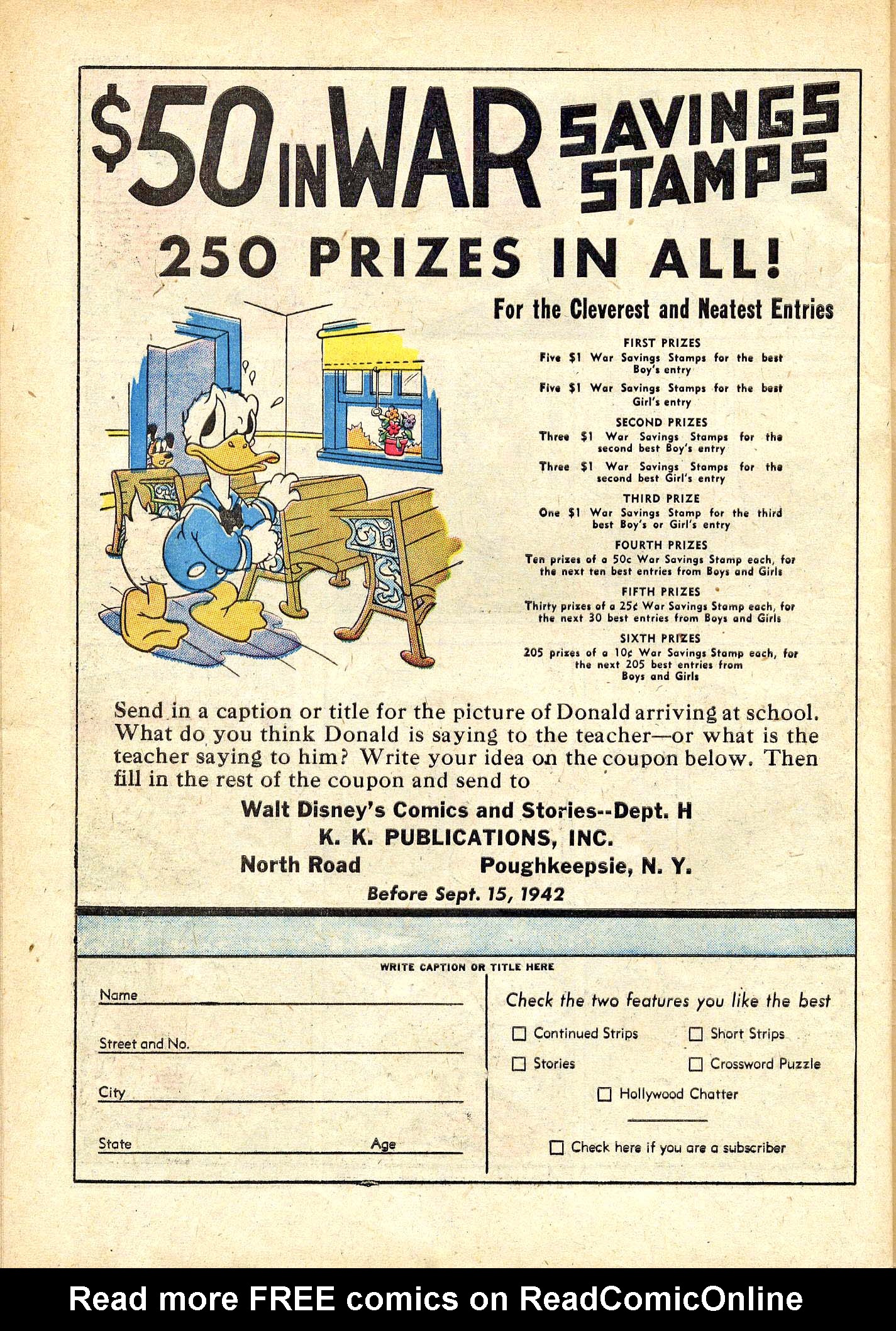 Read online Walt Disney's Comics and Stories comic -  Issue #24 - 64