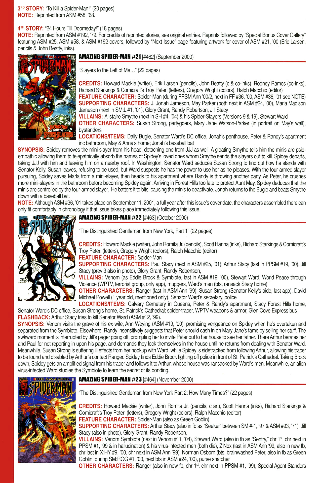 Read online Official Index to the Marvel Universe comic -  Issue #11 - 18