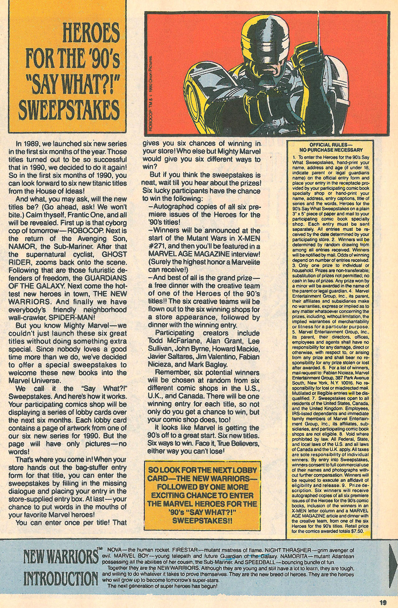 Read online Marvel Age comic -  Issue #89 - 20