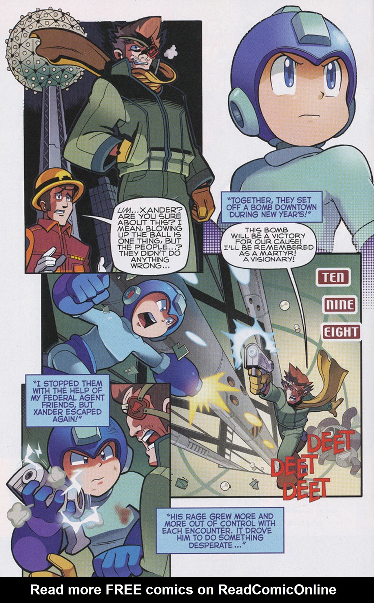 Read online Free Comic Book Day 2015 comic -  Issue # Sonic the Hedgehog - Mega Man Worlds Unite Prelude - 14