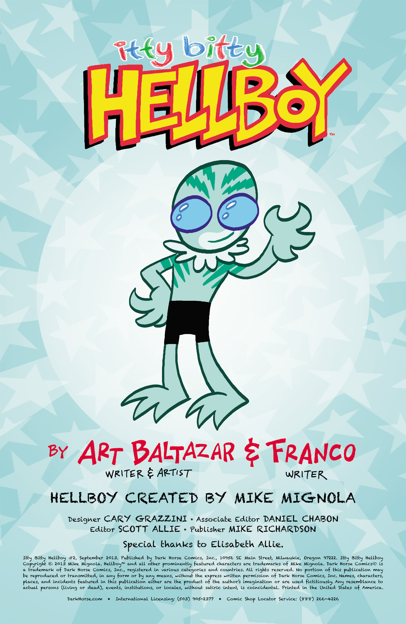 Read online Itty Bitty Hellboy comic -  Issue #2 - 2