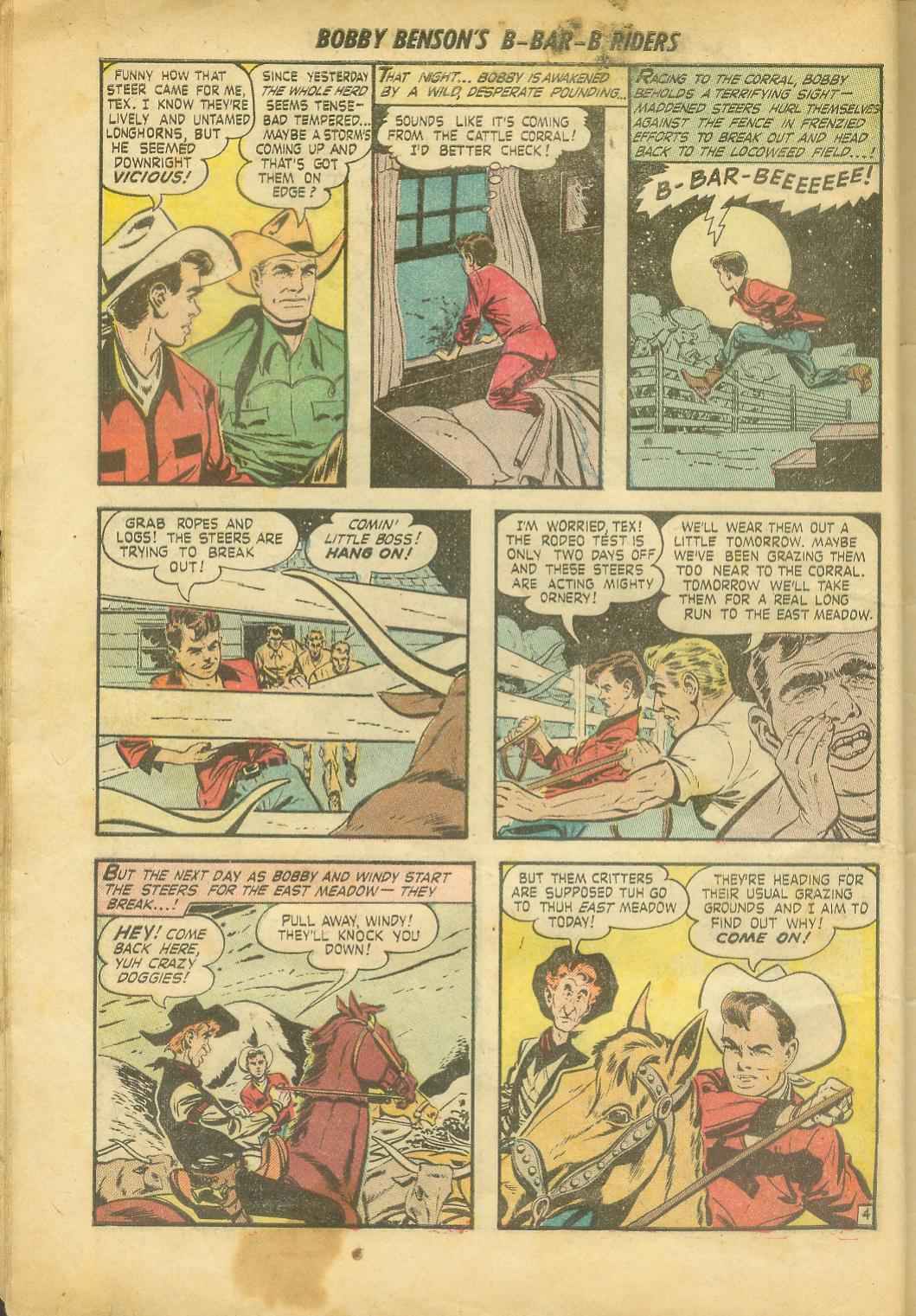 Read online Bobby Benson's B-Bar-B Riders comic -  Issue #8 - 14